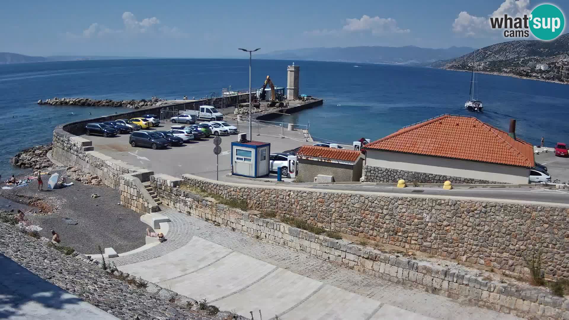 Webcam Porto di Segna – Frangiflutti e Faro in diretta