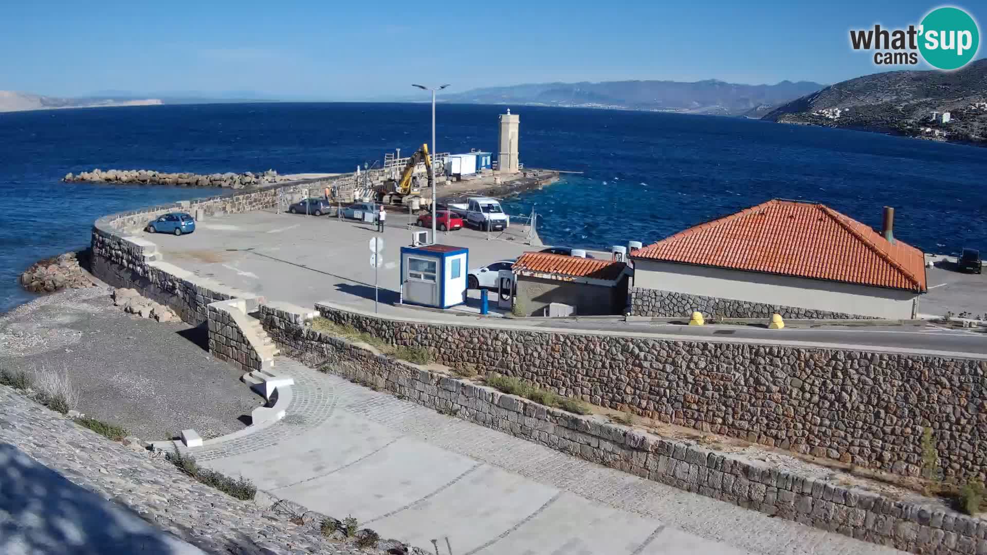 Senj Harbour Webcam – Breakwater & Lighthouse Live View