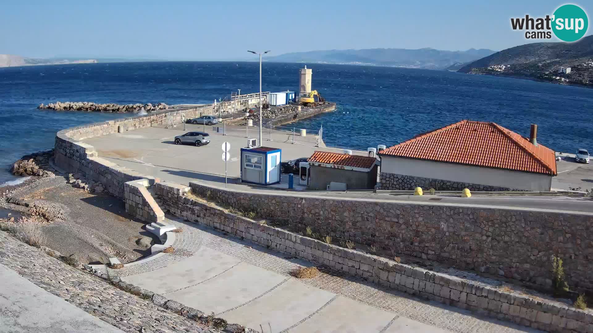 Senj Harbour Webcam – Breakwater & Lighthouse Live View