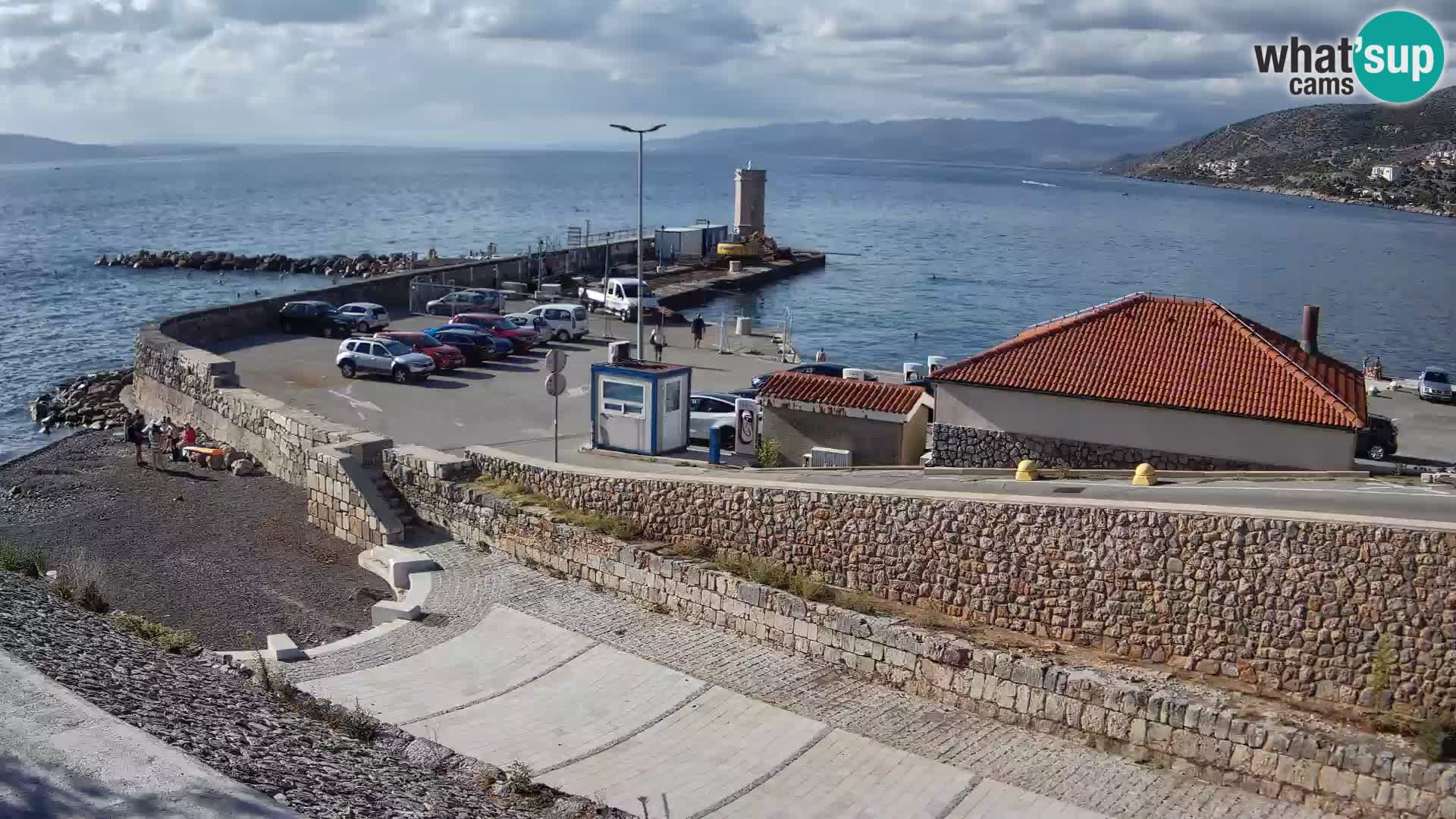 Webcam Porto di Segna – Frangiflutti e Faro in diretta