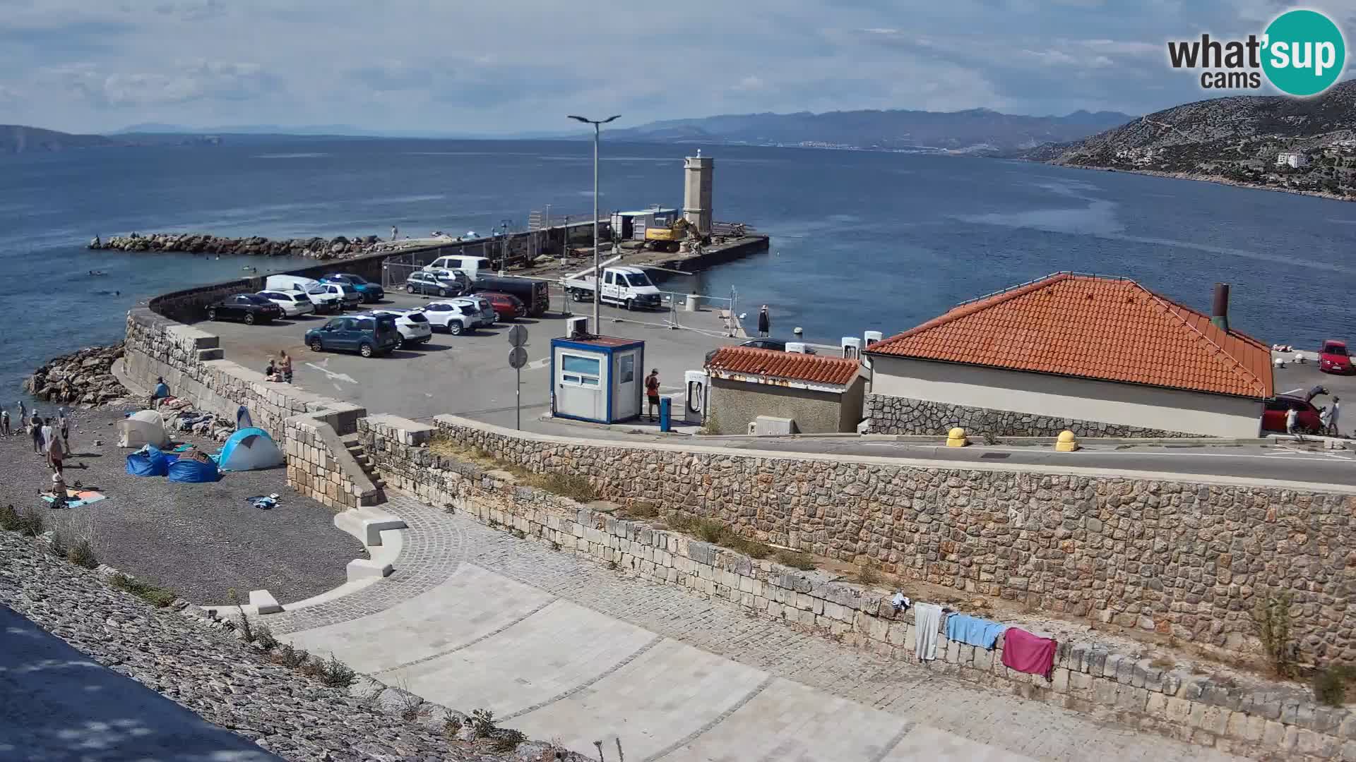 Senj Harbour Webcam – Breakwater & Lighthouse Live View