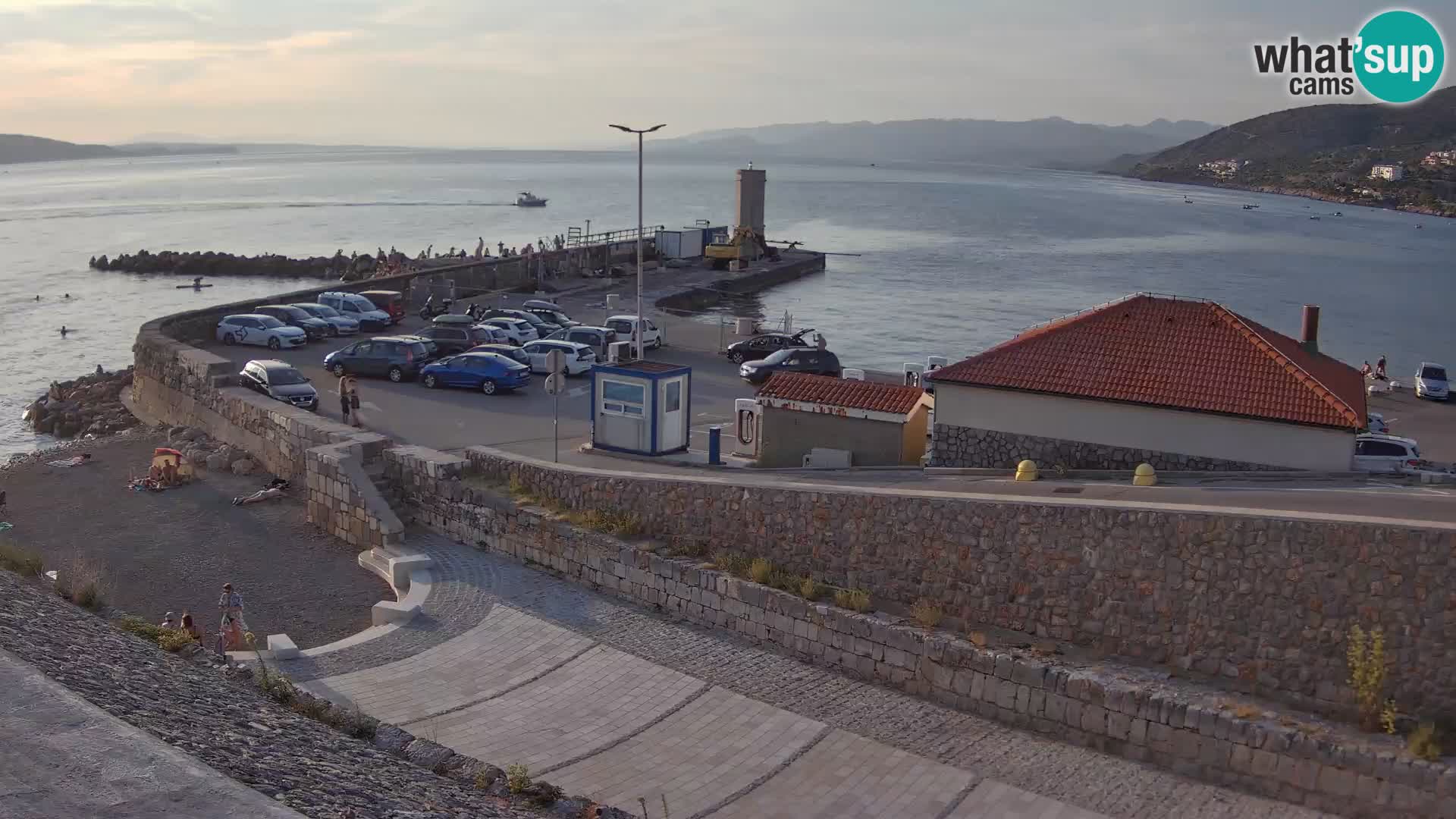 Senj Harbour Webcam – Breakwater & Lighthouse Live View