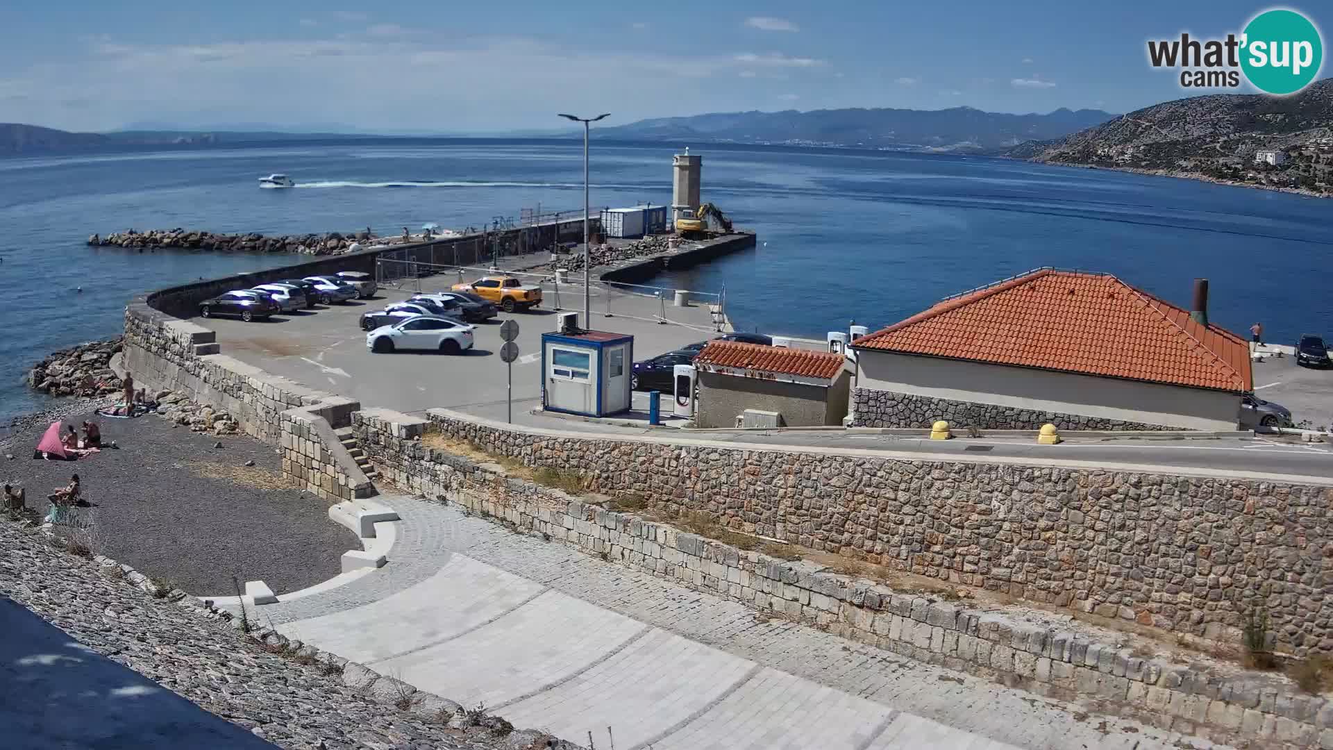 Senj Harbour Webcam – Breakwater & Lighthouse Live View