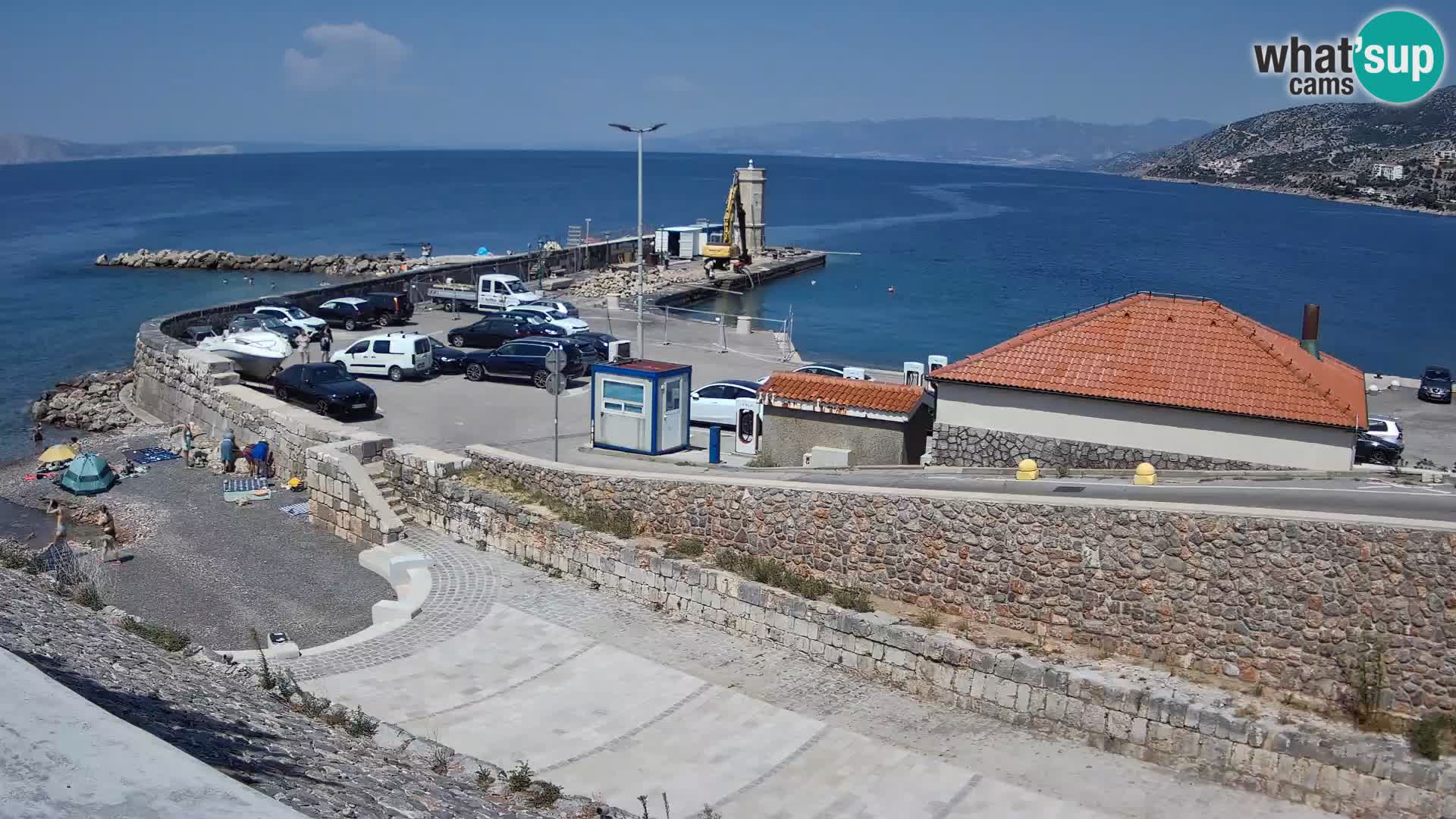 Webcam Porto di Segna – Frangiflutti e Faro in diretta