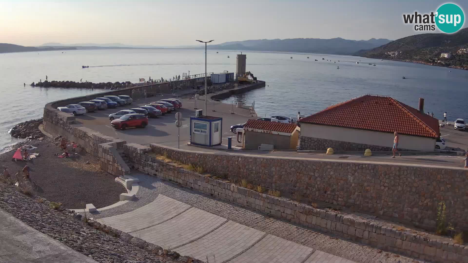 Senj Harbour Webcam – Breakwater & Lighthouse Live View