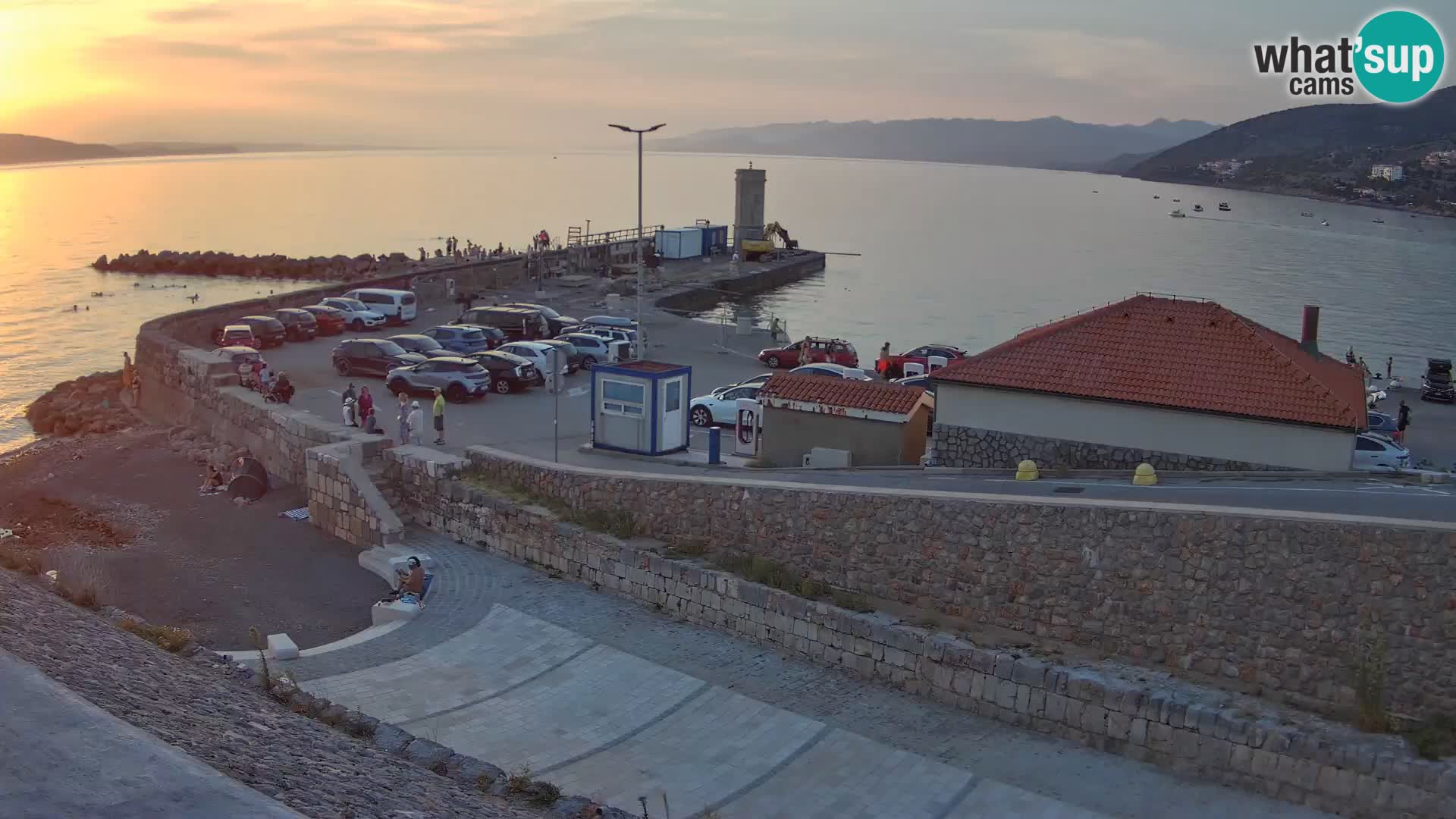 Senj Harbour Webcam – Breakwater & Lighthouse Live View