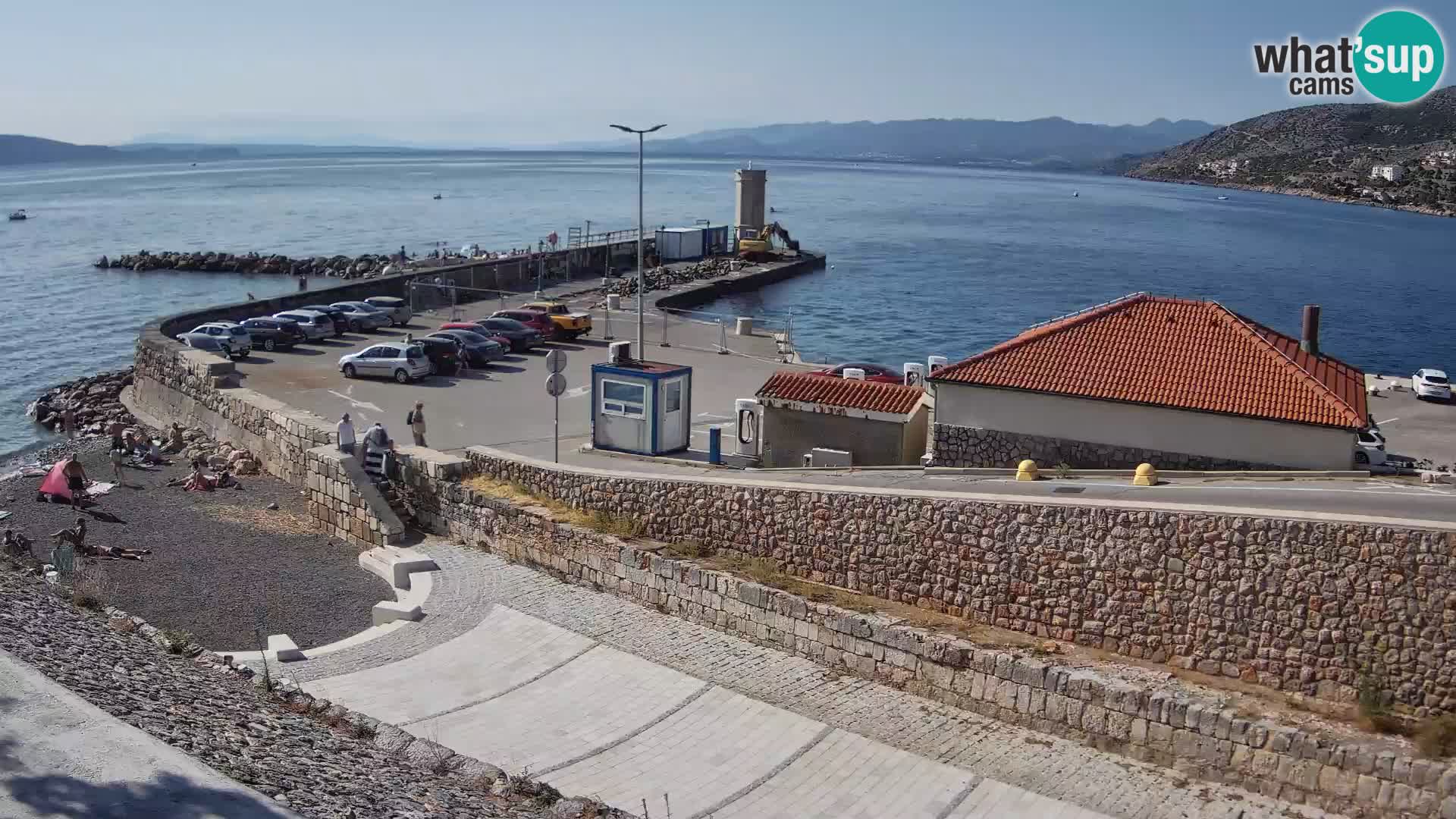 Senj Harbour Webcam – Breakwater & Lighthouse Live View