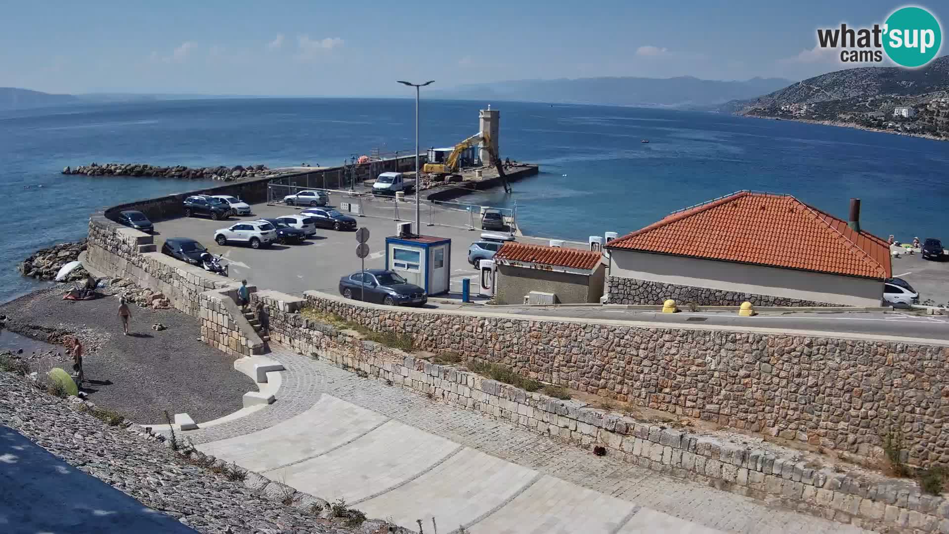 Webcam Porto di Segna – Frangiflutti e Faro in diretta