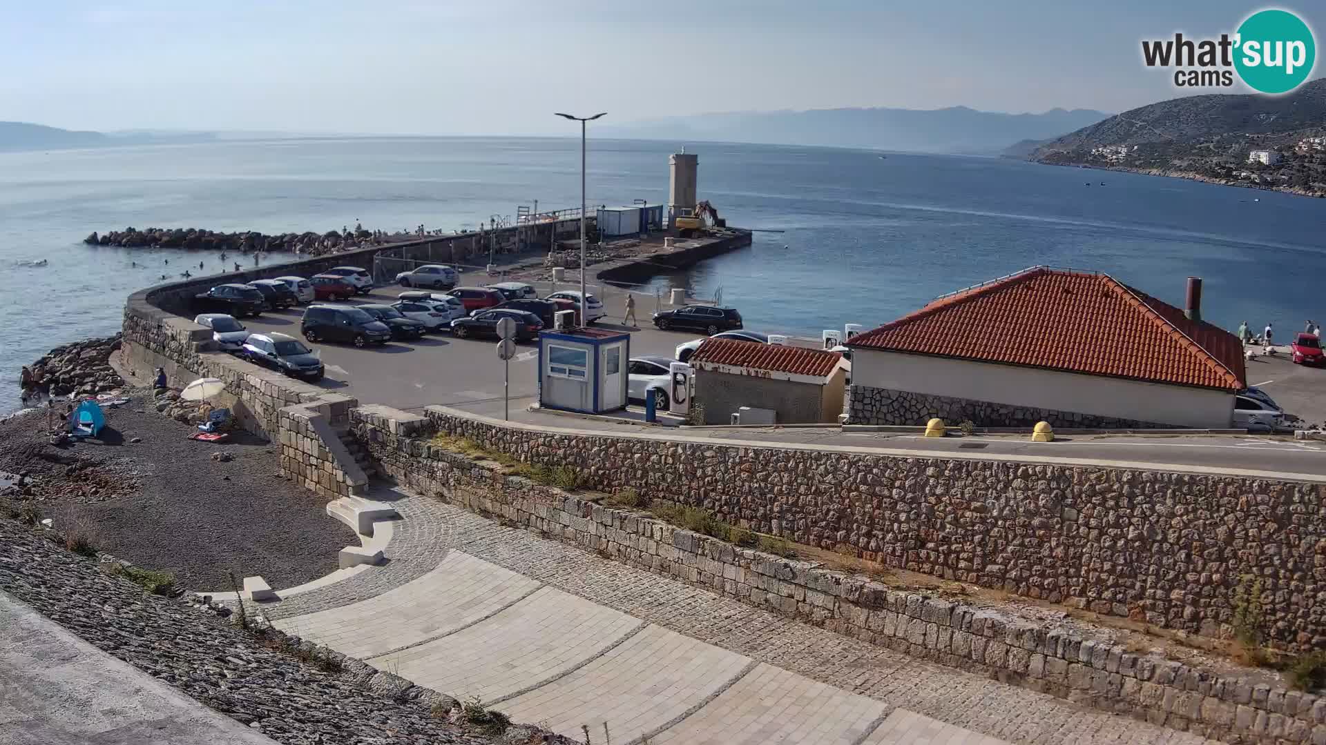 Webcam Porto di Segna – Frangiflutti e Faro in diretta