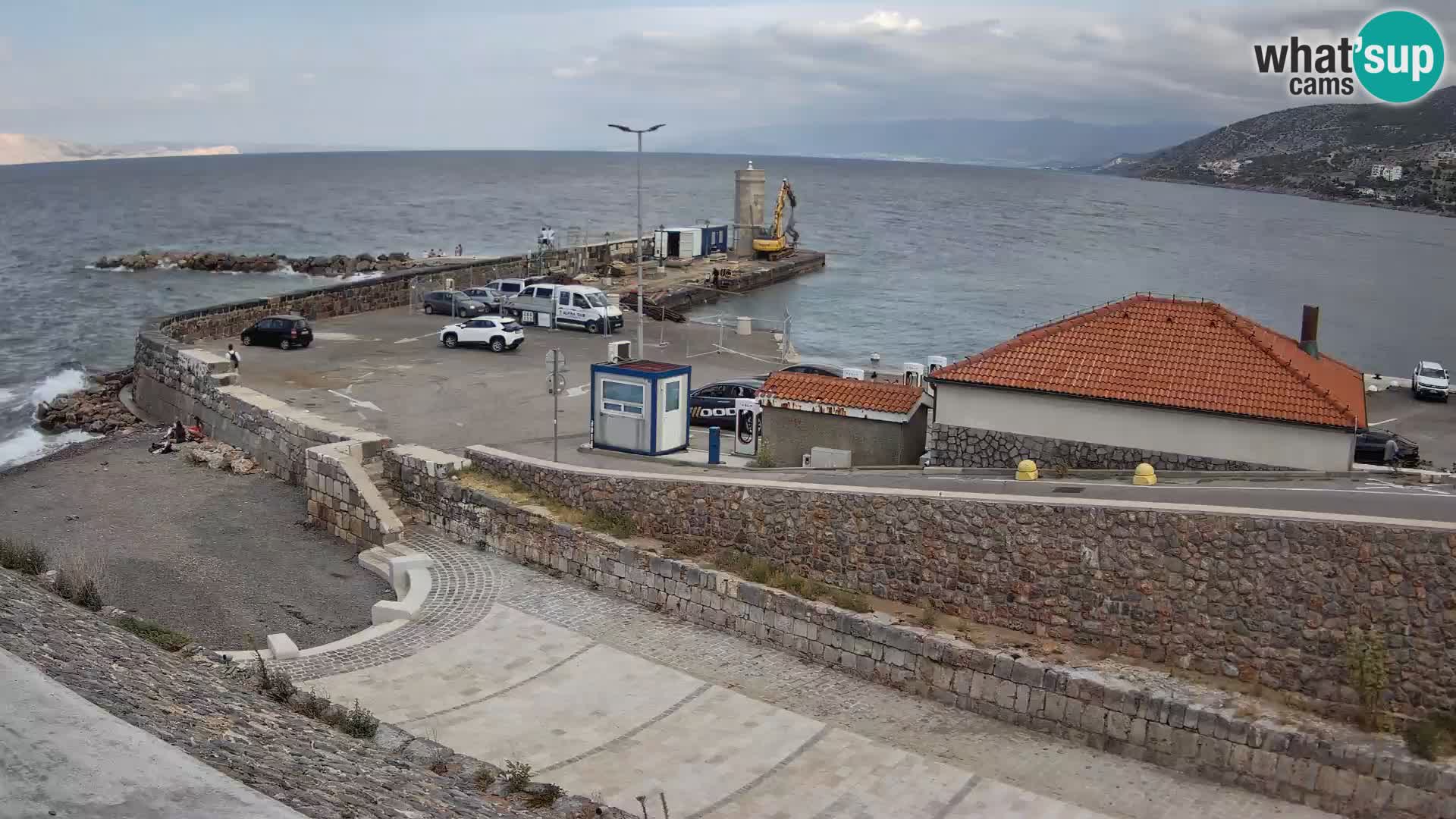 Senj Harbour Webcam – Breakwater & Lighthouse Live View