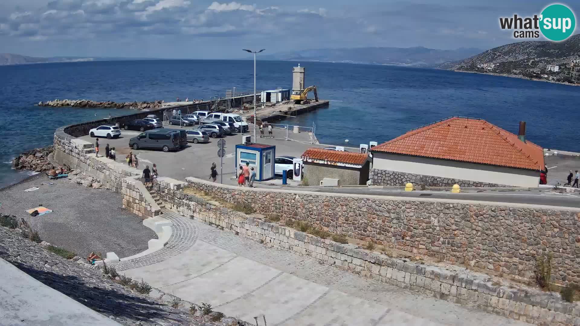 Senj Harbour Webcam – Breakwater & Lighthouse Live View