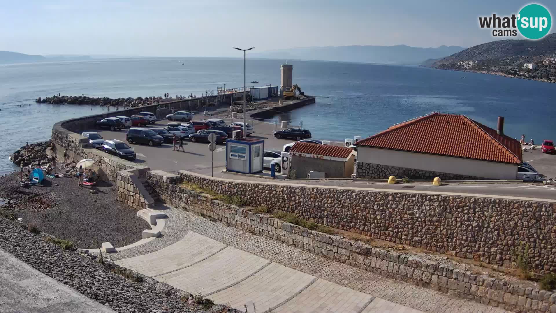 Senj Harbour Webcam – Breakwater & Lighthouse Live View