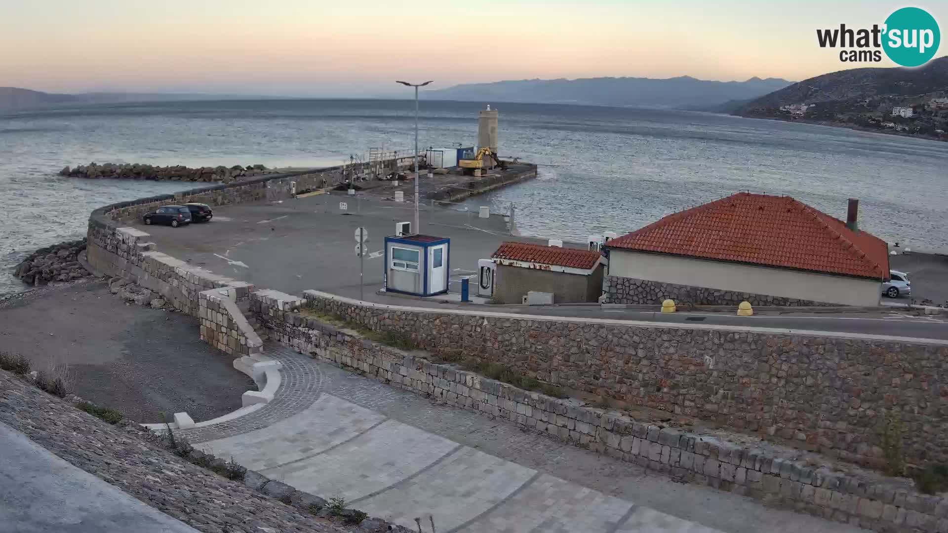 Senj Harbour Webcam – Breakwater & Lighthouse Live View