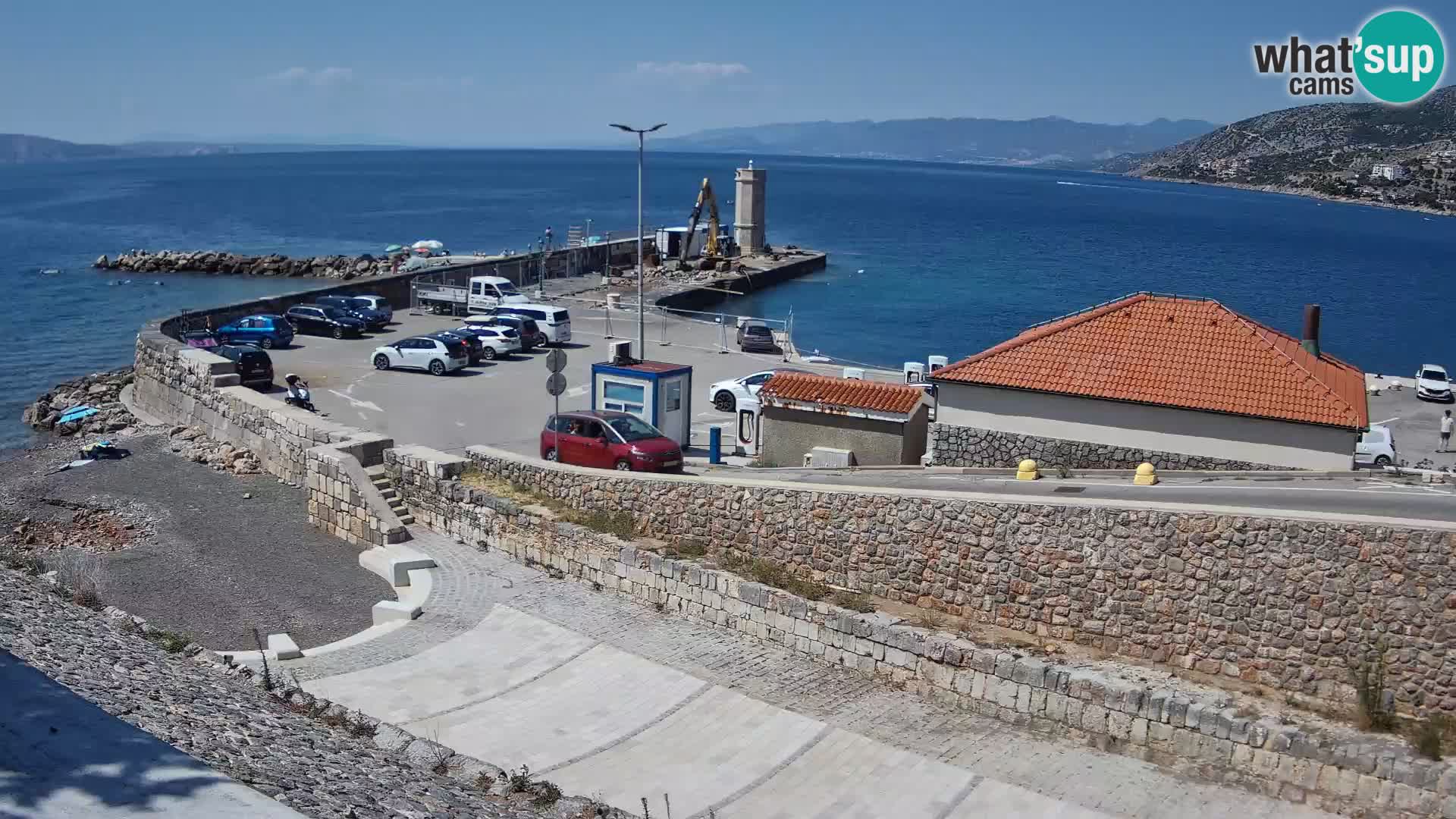 Webcam Porto di Segna – Frangiflutti e Faro in diretta