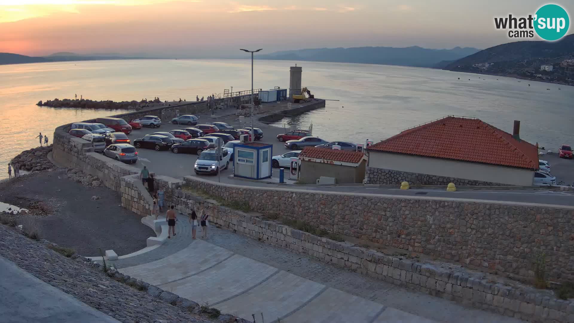 Senj Harbour Webcam – Breakwater & Lighthouse Live View