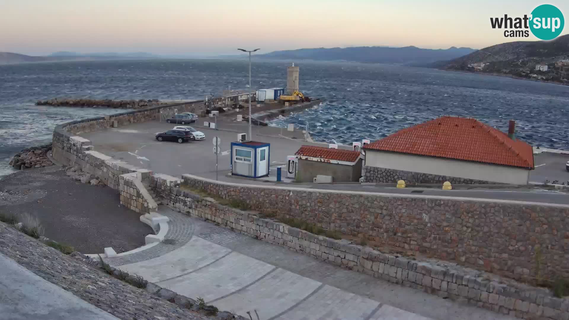 Senj Harbour Webcam – Breakwater & Lighthouse Live View