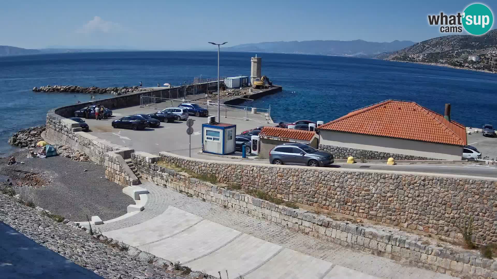 Senj Harbour Webcam – Breakwater & Lighthouse Live View