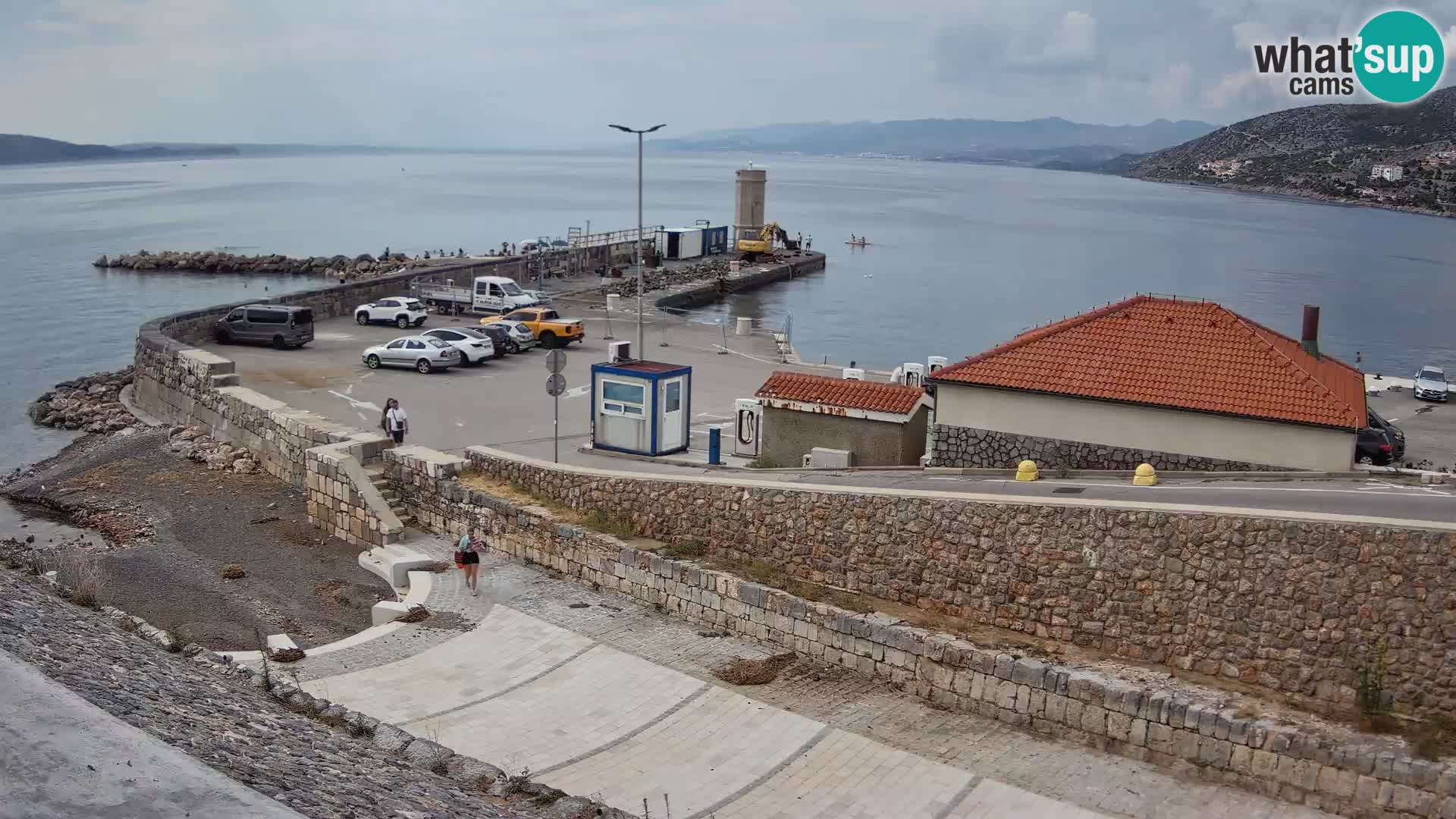 Senj Harbour Webcam – Breakwater & Lighthouse Live View