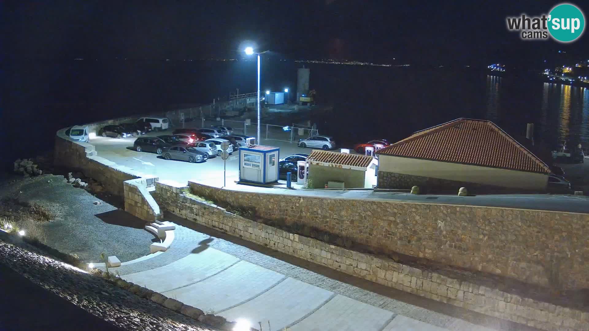 Senj Hafen Webcam – Wellenbrecher & Leuchtturm Liveblick