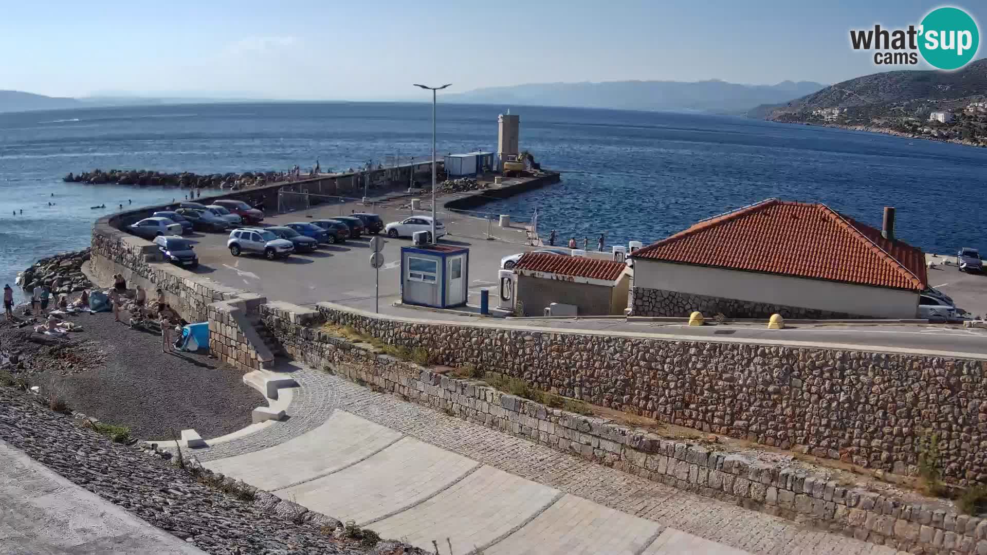 Senj Harbour Webcam – Breakwater & Lighthouse Live View
