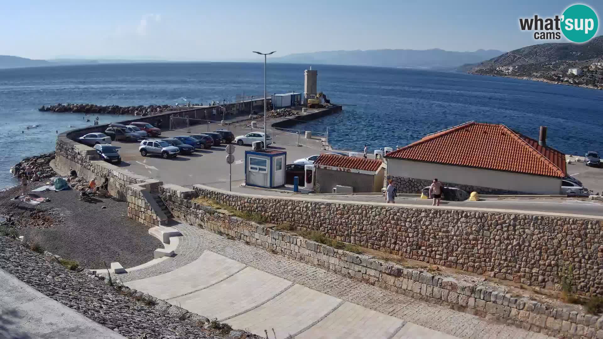Web kamera Senj luka – Lukobran i svjetionik uživo