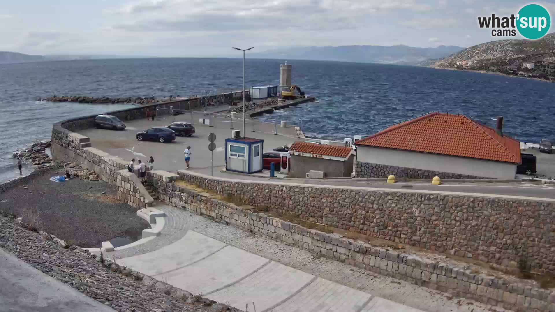 Senj Harbour Webcam – Breakwater & Lighthouse Live View