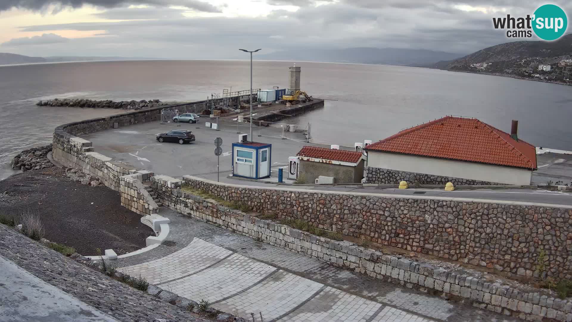 Senj Harbour Webcam – Breakwater & Lighthouse Live View