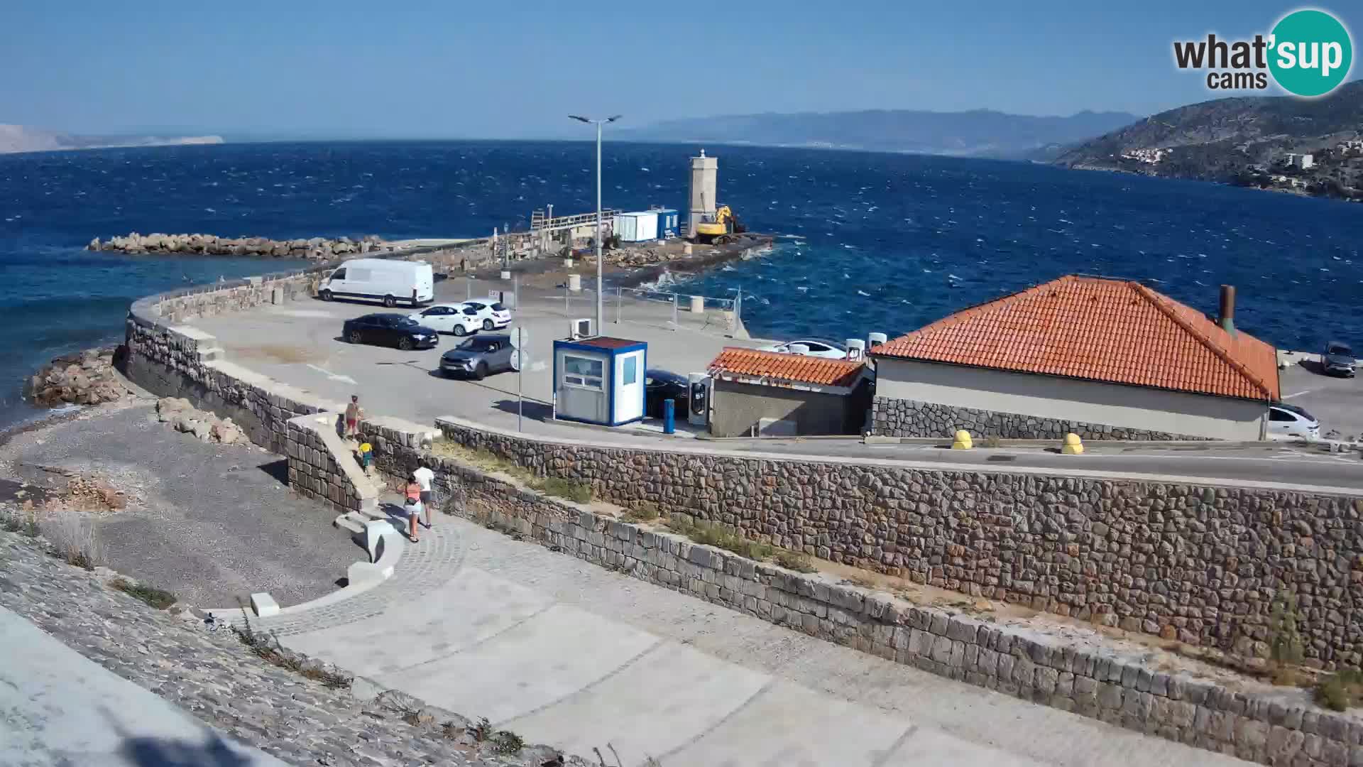 Senj Harbour Webcam – Breakwater & Lighthouse Live View