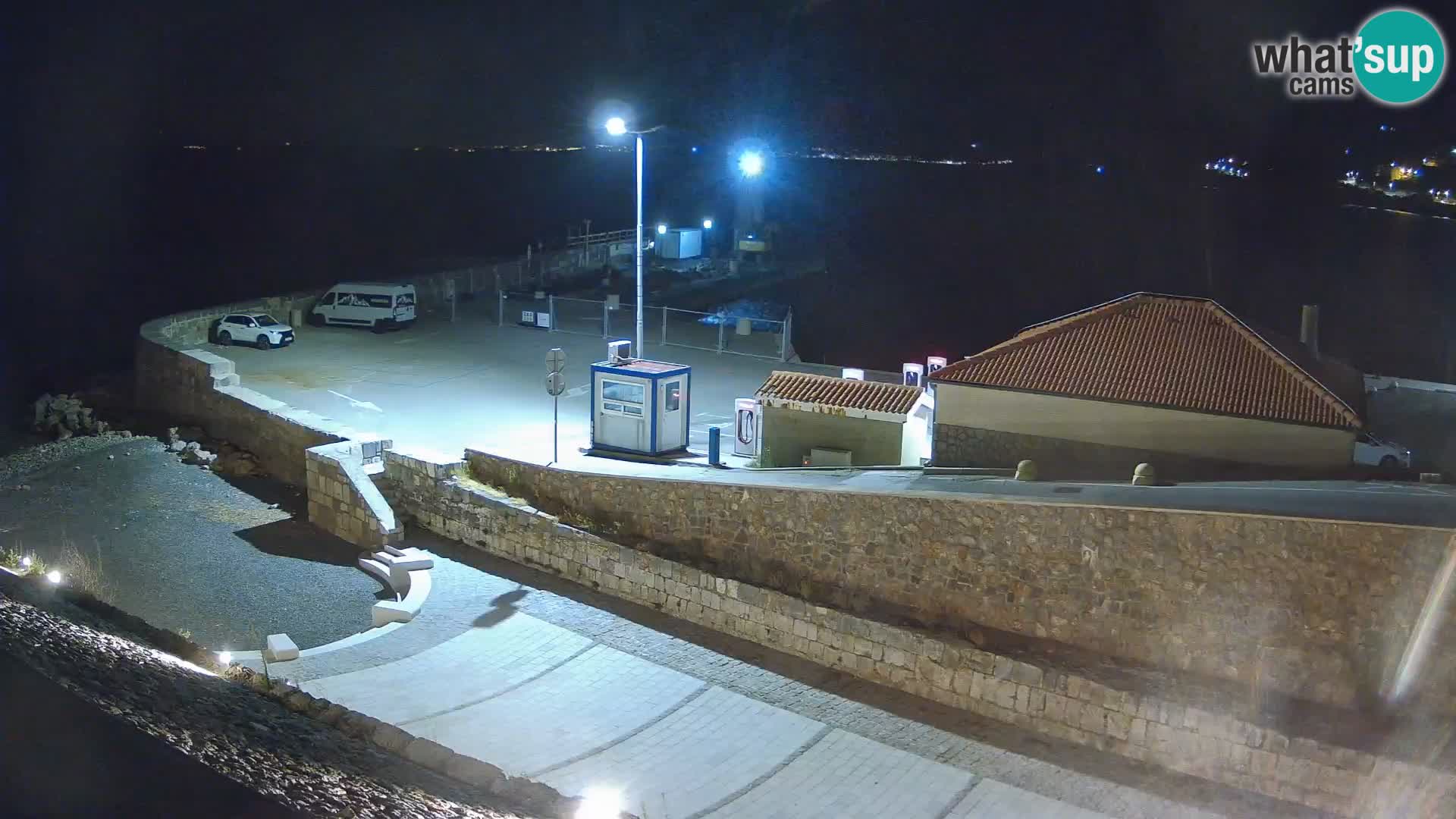 Senj Hafen Webcam – Wellenbrecher & Leuchtturm Liveblick