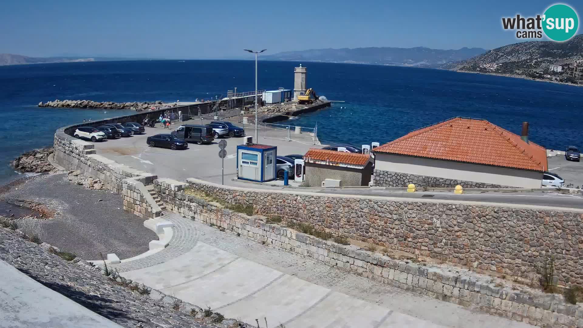 Senj Harbour Webcam – Breakwater & Lighthouse Live View
