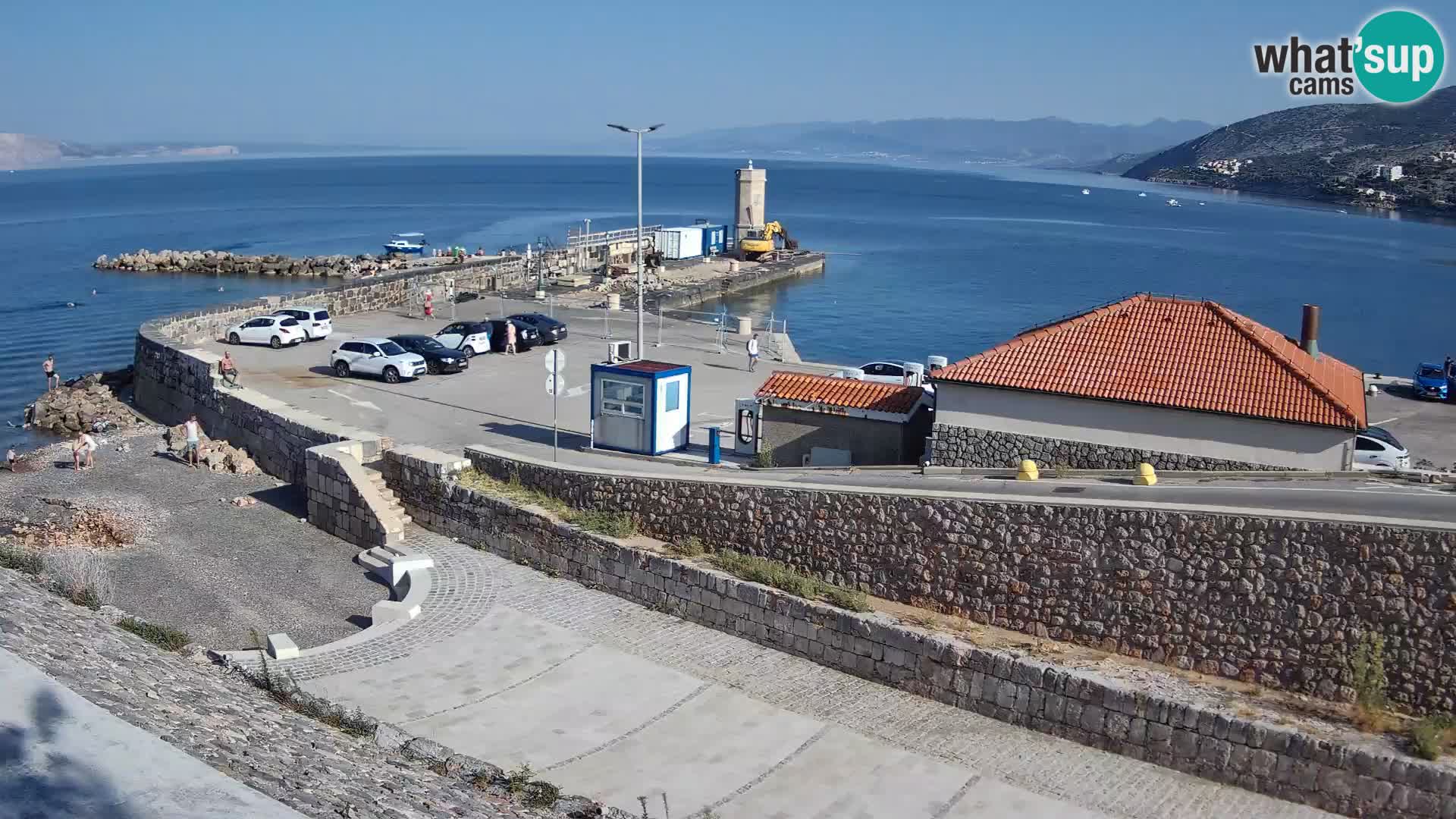 Webcam Porto di Segna – Frangiflutti e Faro in diretta