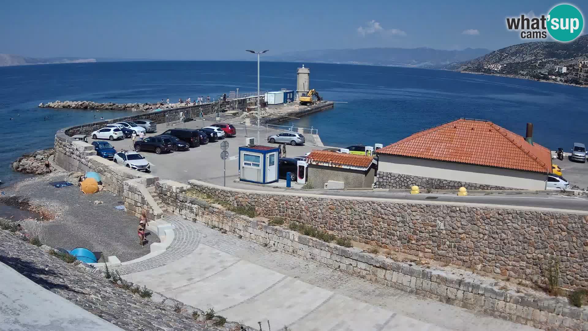 Senj Harbour Webcam – Breakwater & Lighthouse Live View