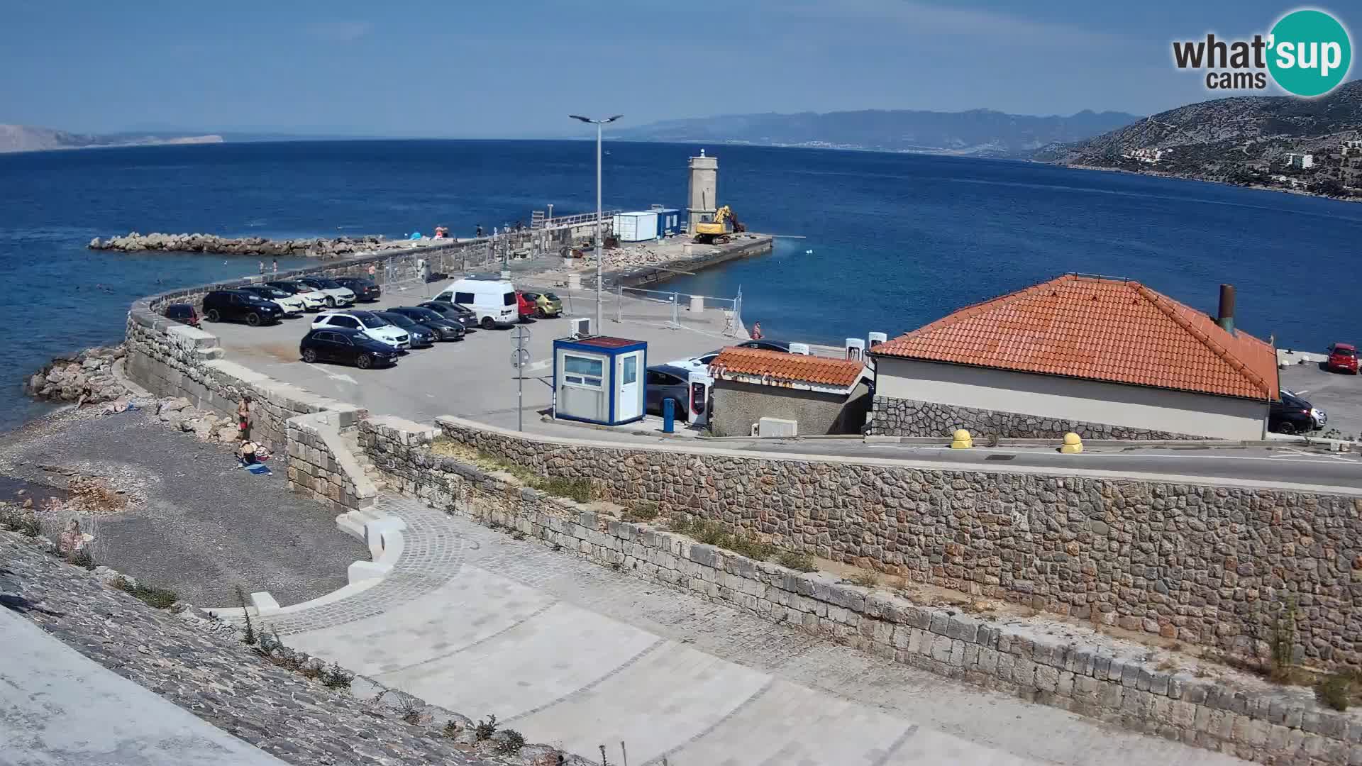 Senj Harbour Webcam – Breakwater & Lighthouse Live View