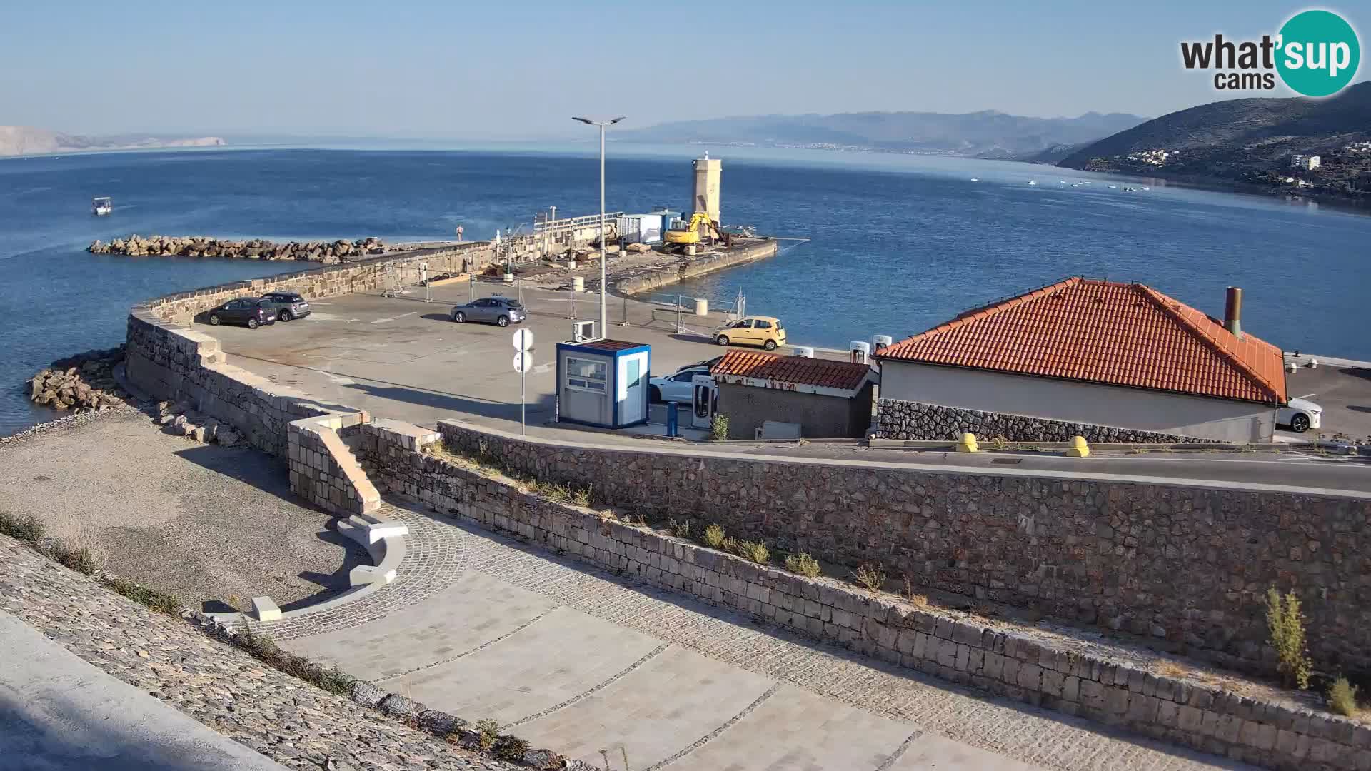 Senj Hafen Webcam – Wellenbrecher & Leuchtturm Liveblick