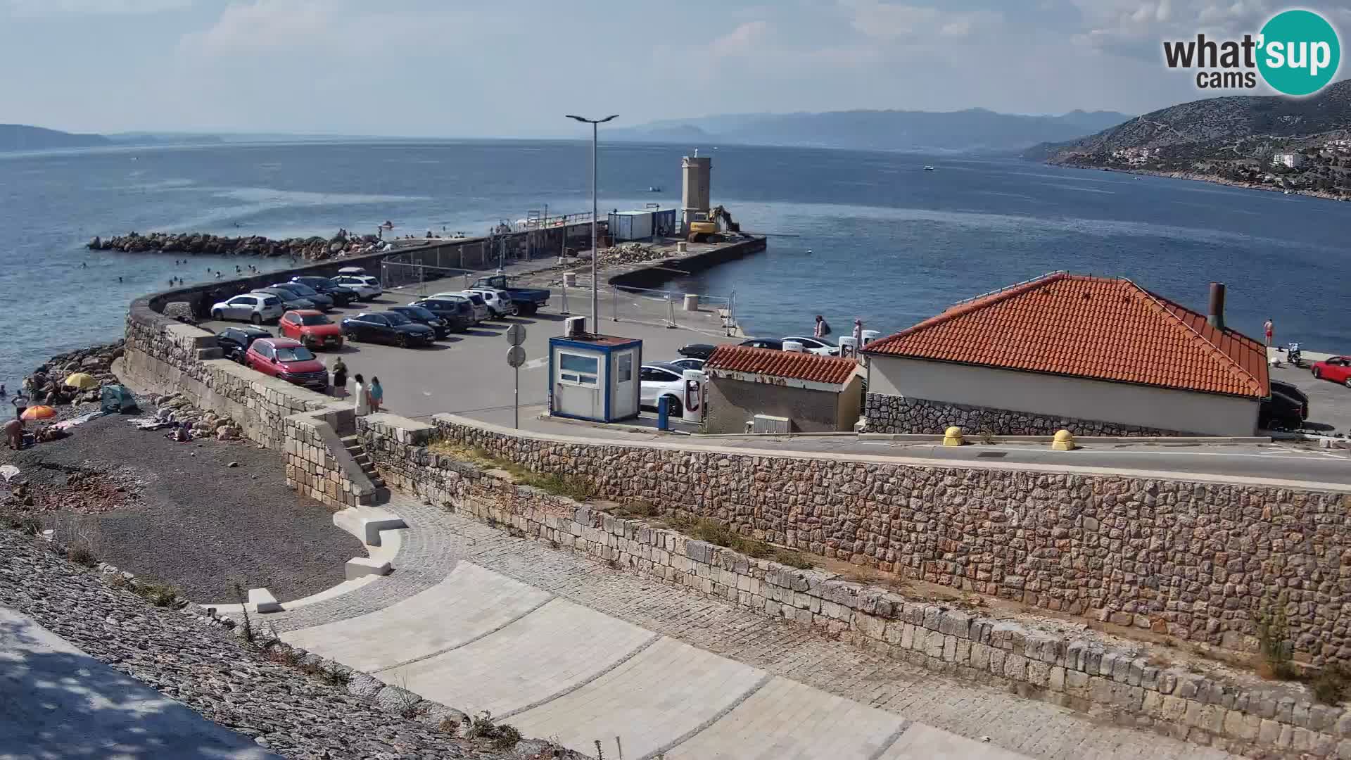 Senj Harbour Webcam – Breakwater & Lighthouse Live View