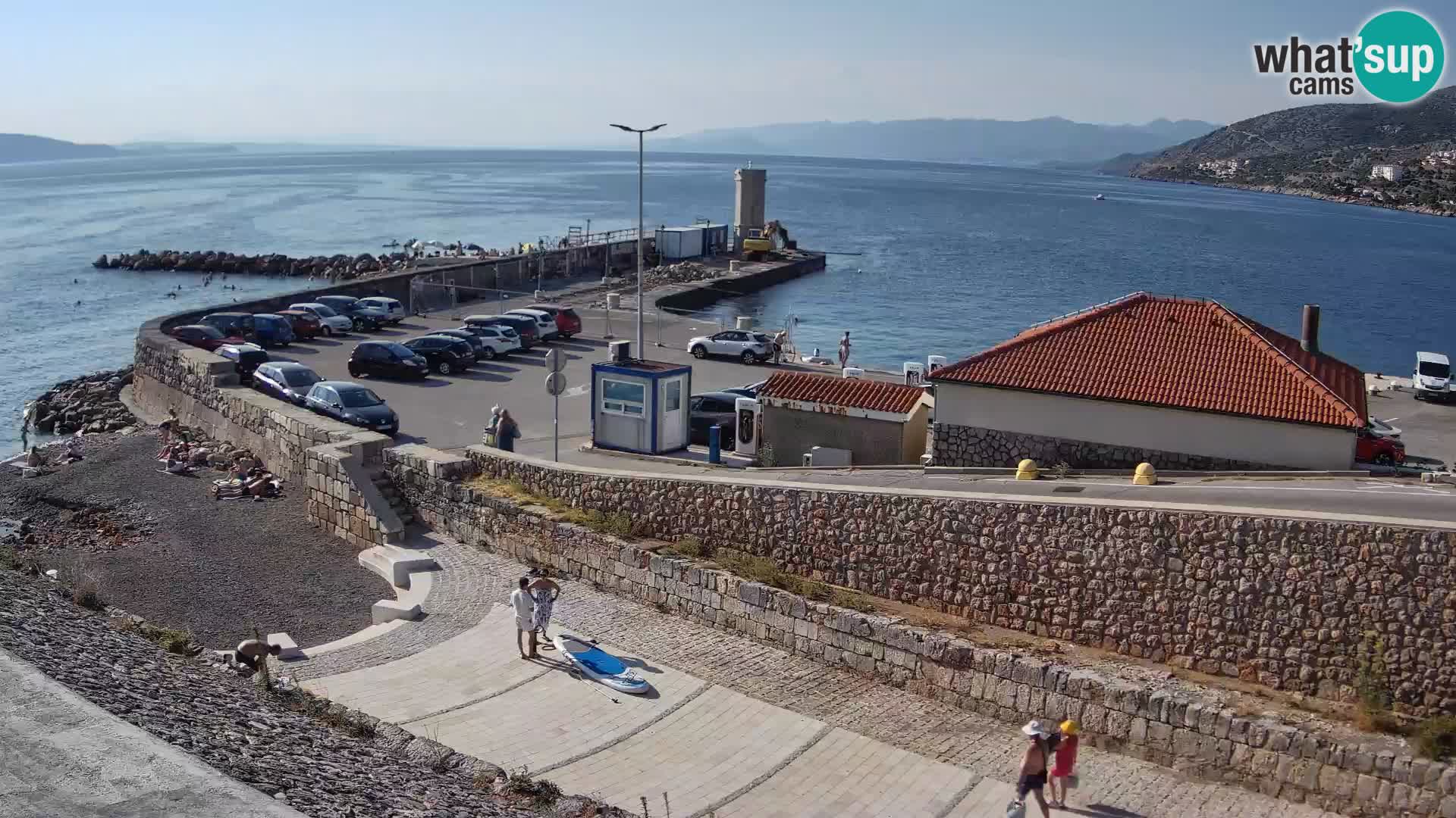Webcam Porto di Segna – Frangiflutti e Faro in diretta