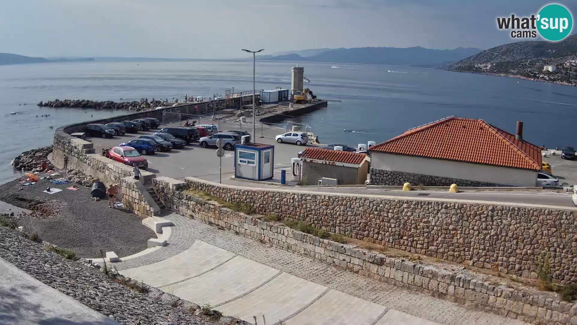 Webcam Porto di Segna – Frangiflutti e Faro in diretta
