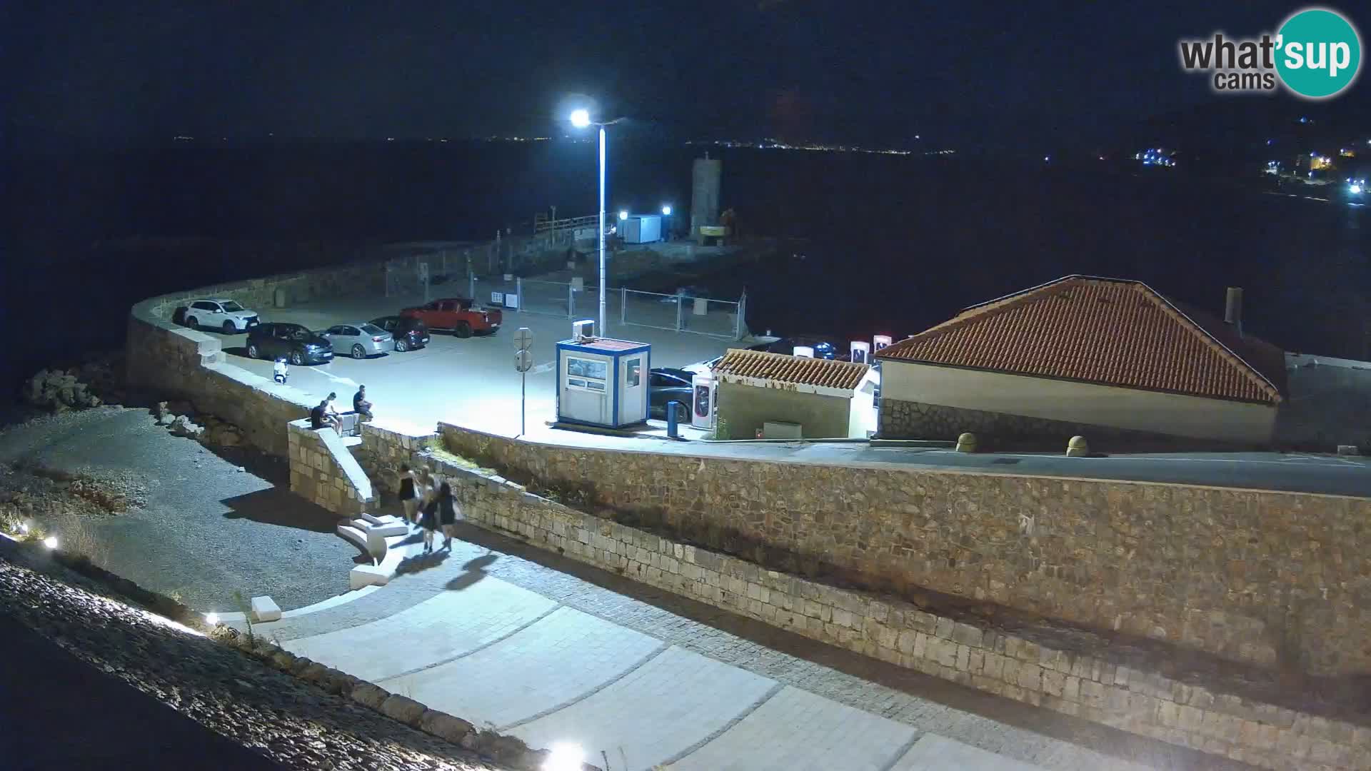 Webcam port de Senj – Vue sur la jetée et le phare
