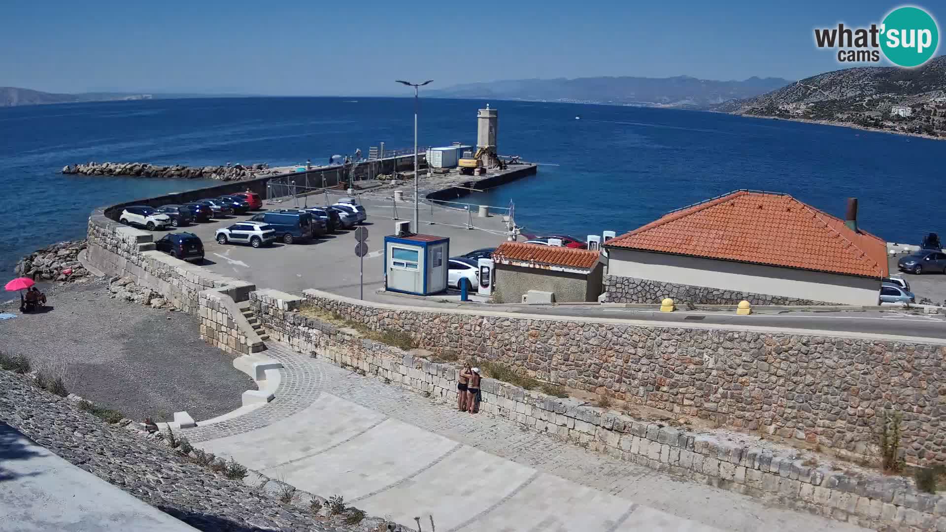 Web kamera Senj luka – Lukobran i svjetionik uživo