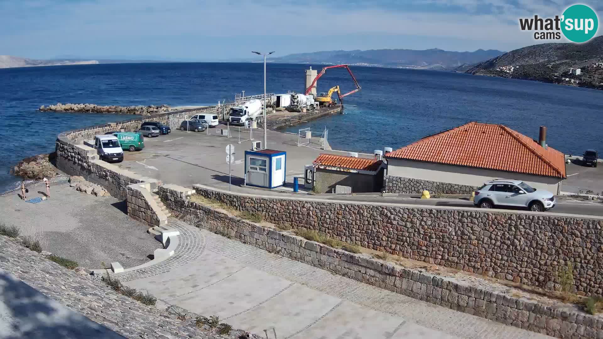 Senj Harbour Webcam – Breakwater & Lighthouse Live View