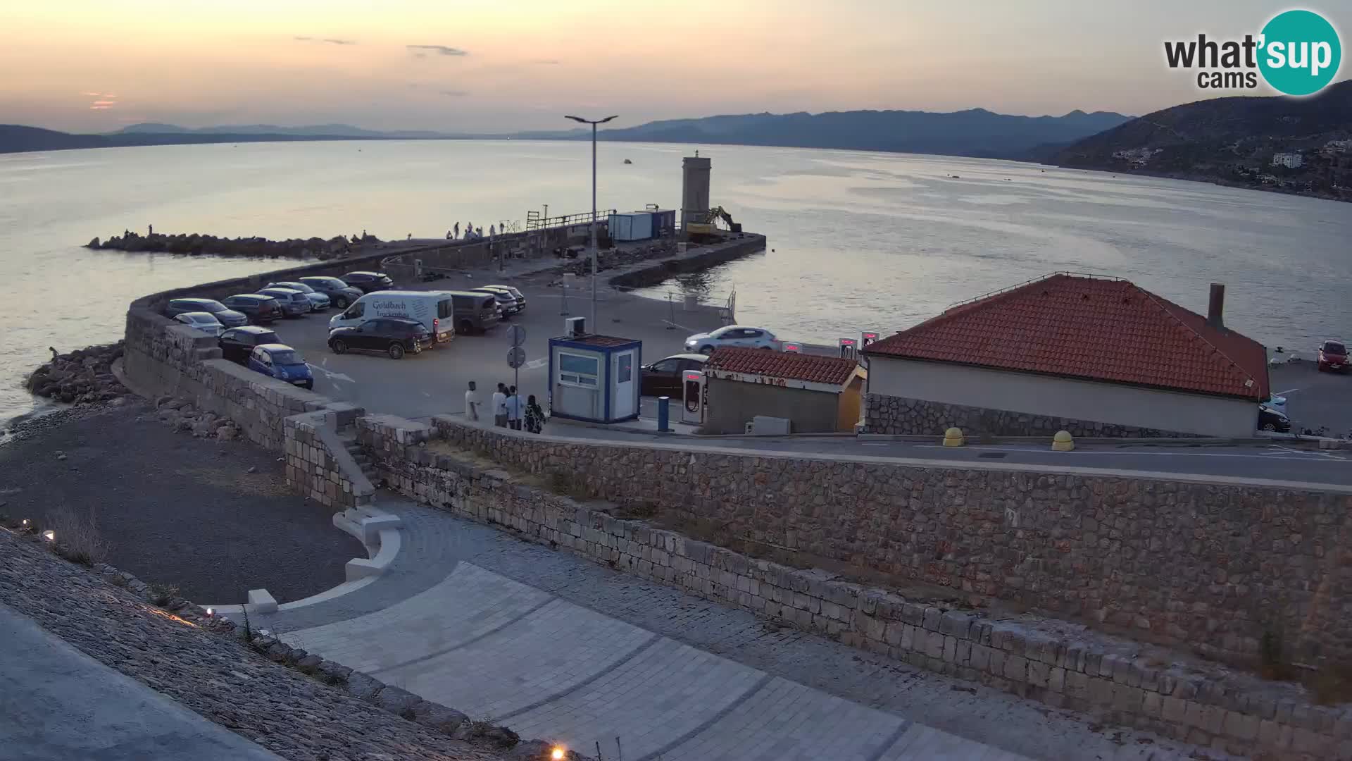 Senj Harbour Webcam – Breakwater & Lighthouse Live View