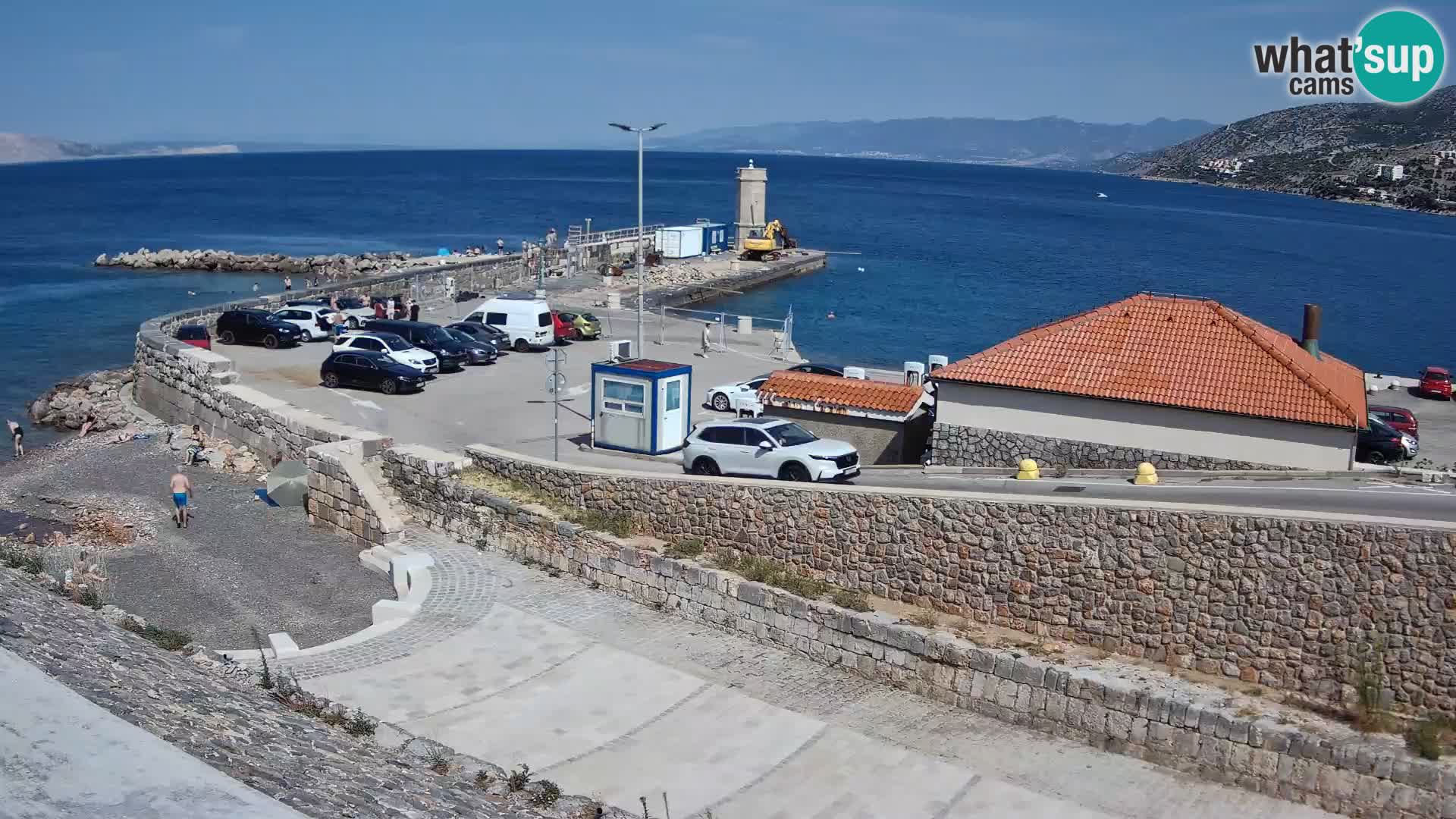 Webcam Porto di Segna – Frangiflutti e Faro in diretta