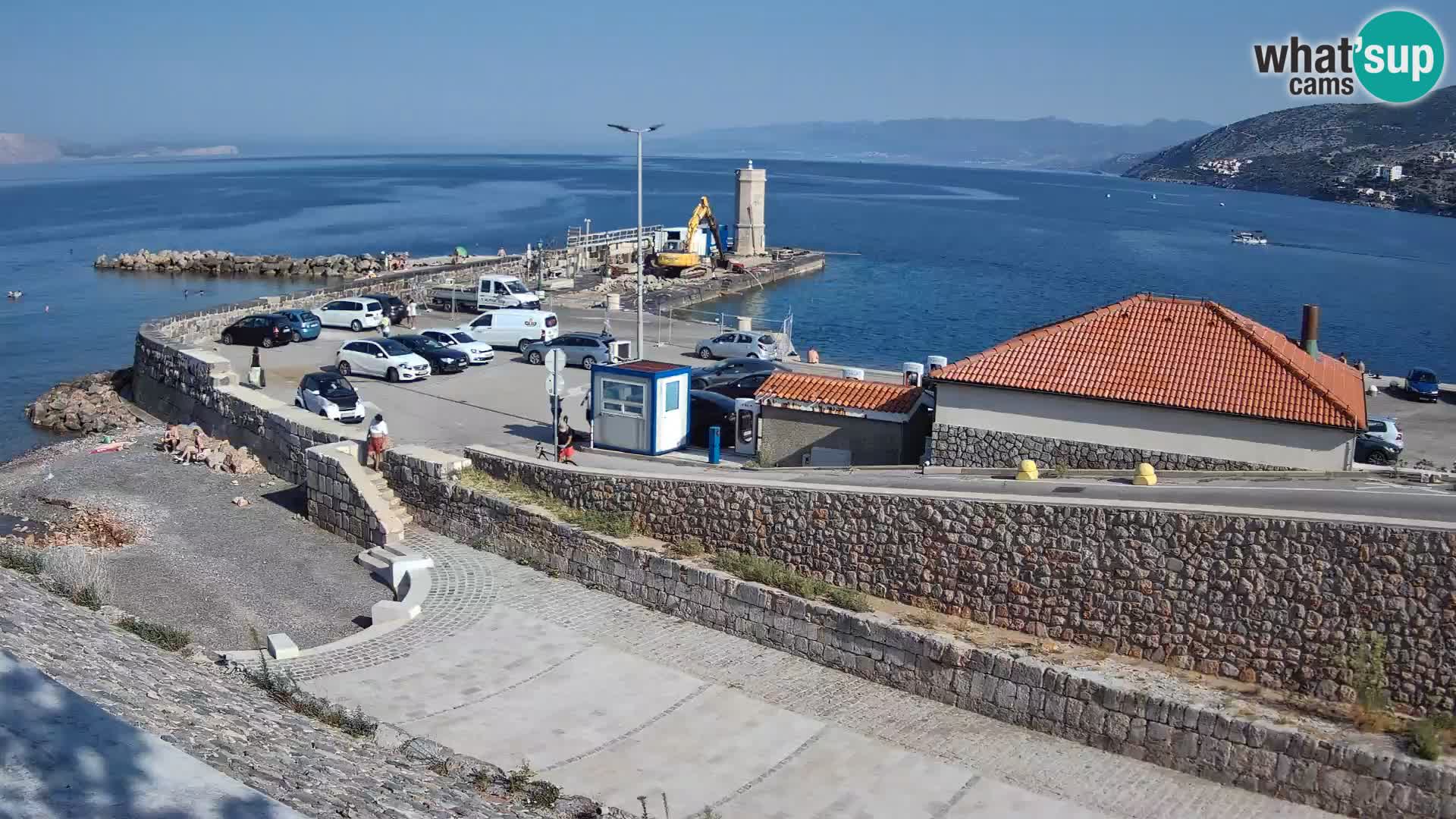 Senj Harbour Webcam – Breakwater & Lighthouse Live View