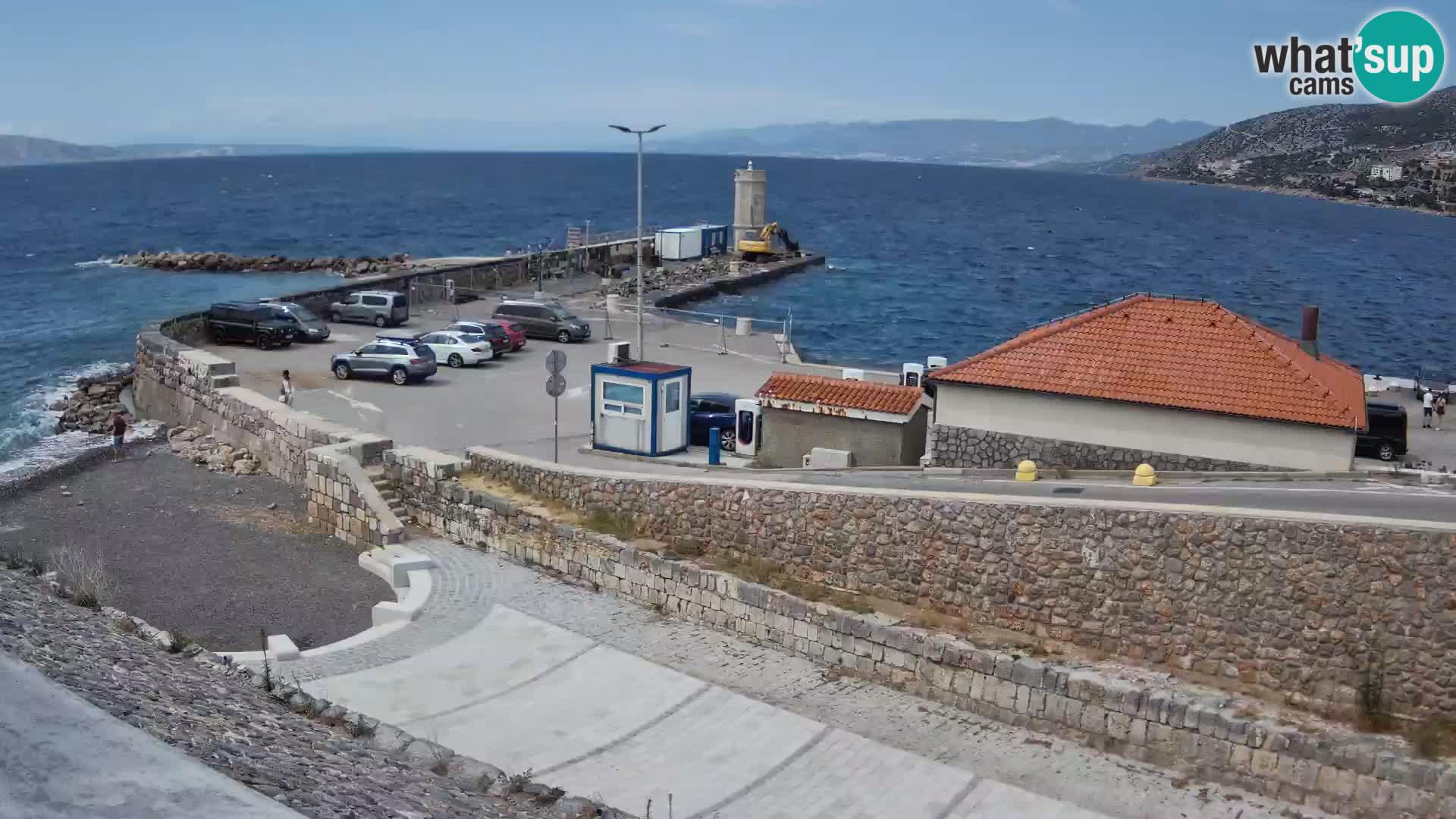 Senj Harbour Webcam – Breakwater & Lighthouse Live View