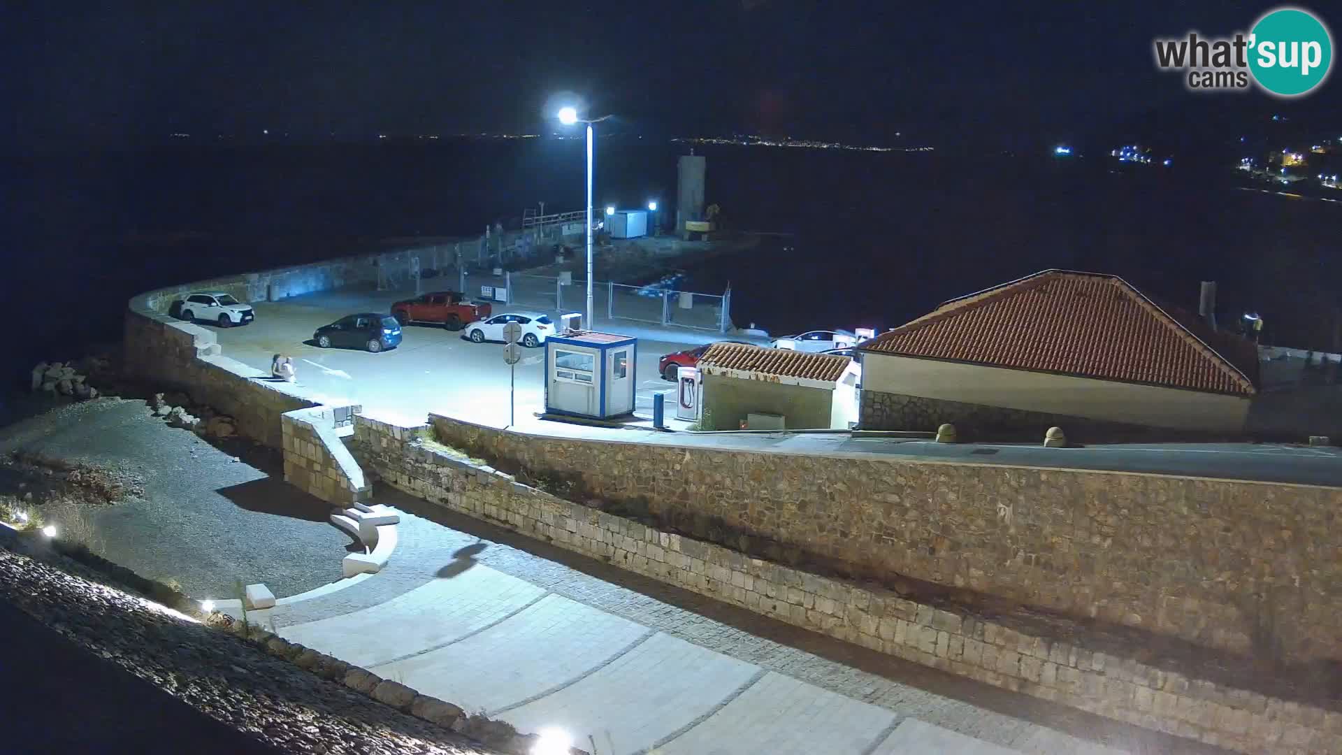 Webcam puerto de Senj – Rompeolas y faro en directo