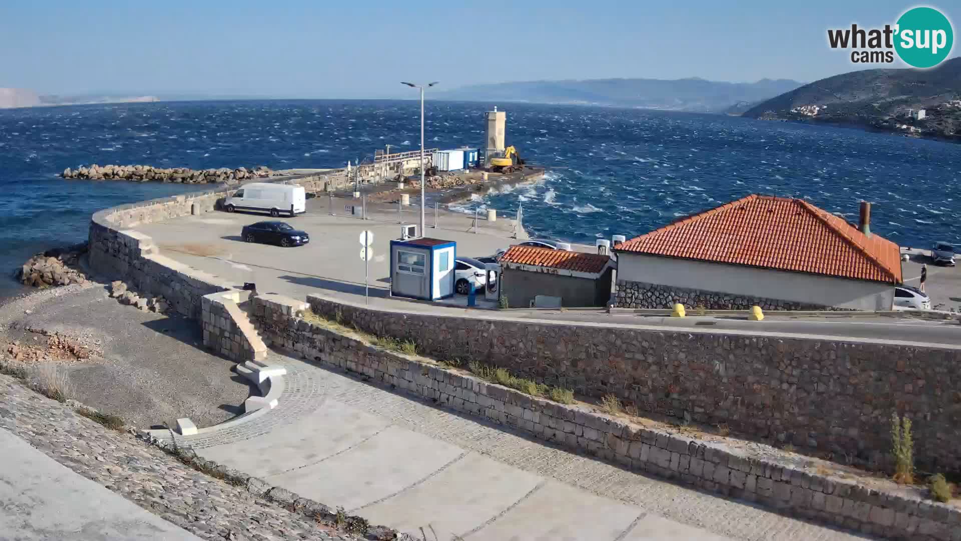 Senj Harbour Webcam – Breakwater & Lighthouse Live View