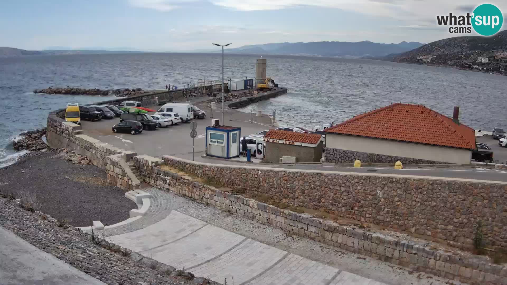 Senj Harbour Webcam – Breakwater & Lighthouse Live View