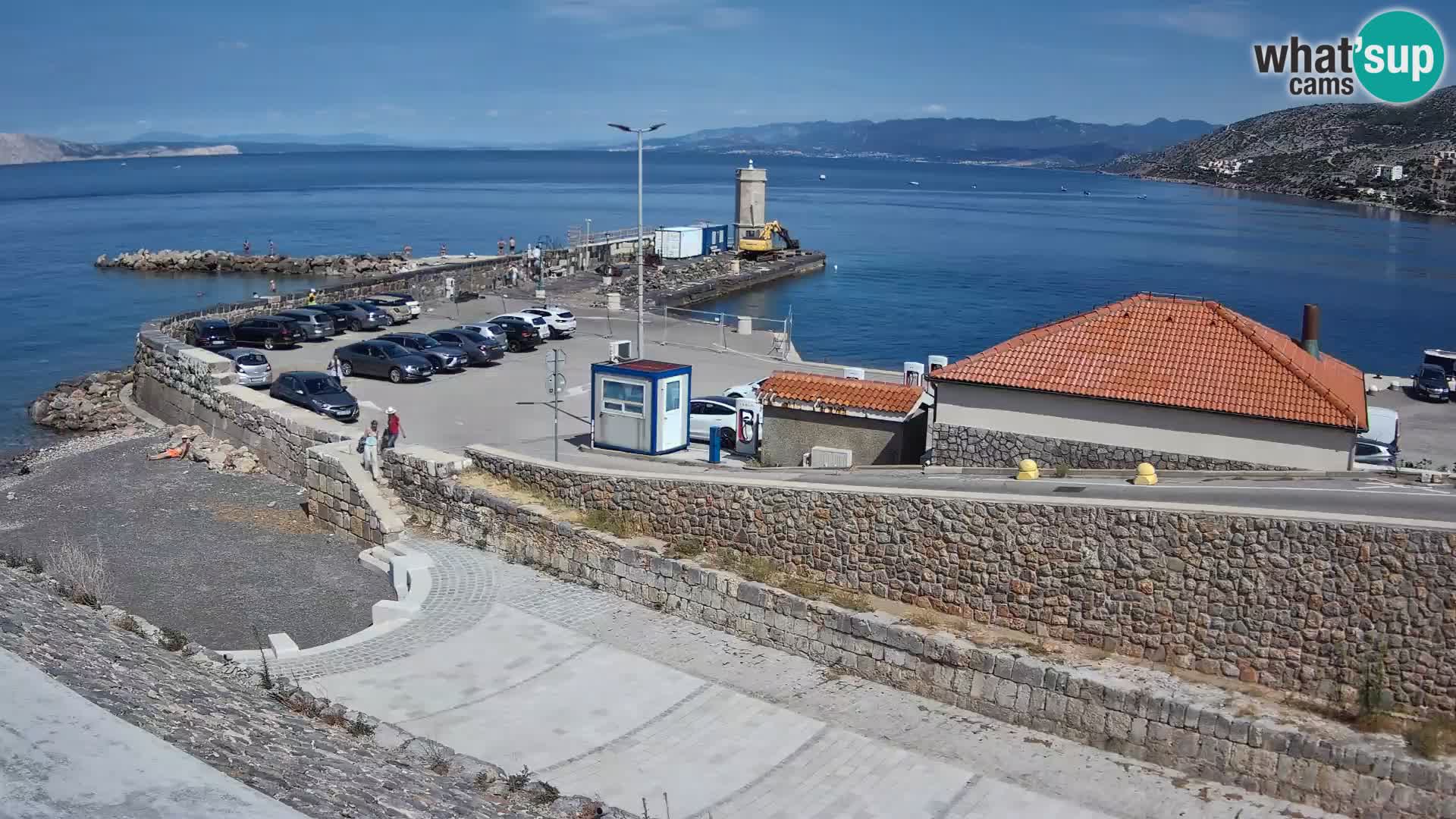 Webcam Porto di Segna – Frangiflutti e Faro in diretta