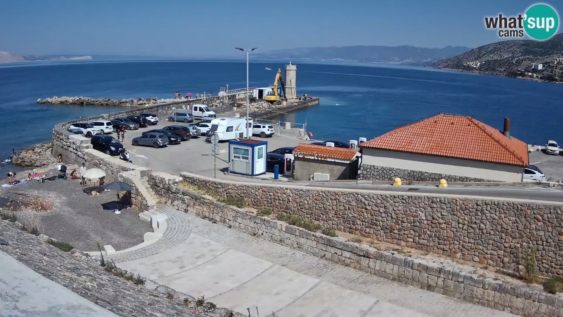 Senj Harbour Webcam – Breakwater & Lighthouse Live View