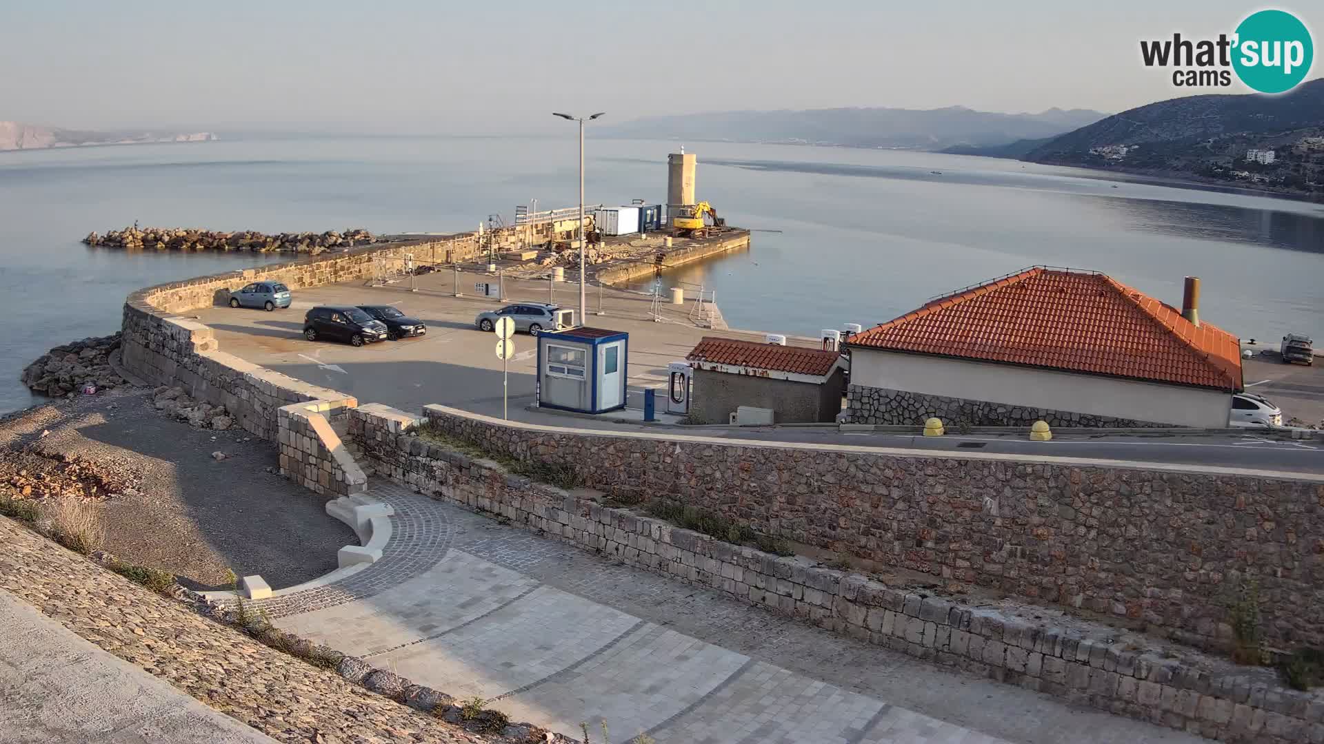 Senj Harbour Webcam – Breakwater & Lighthouse Live View